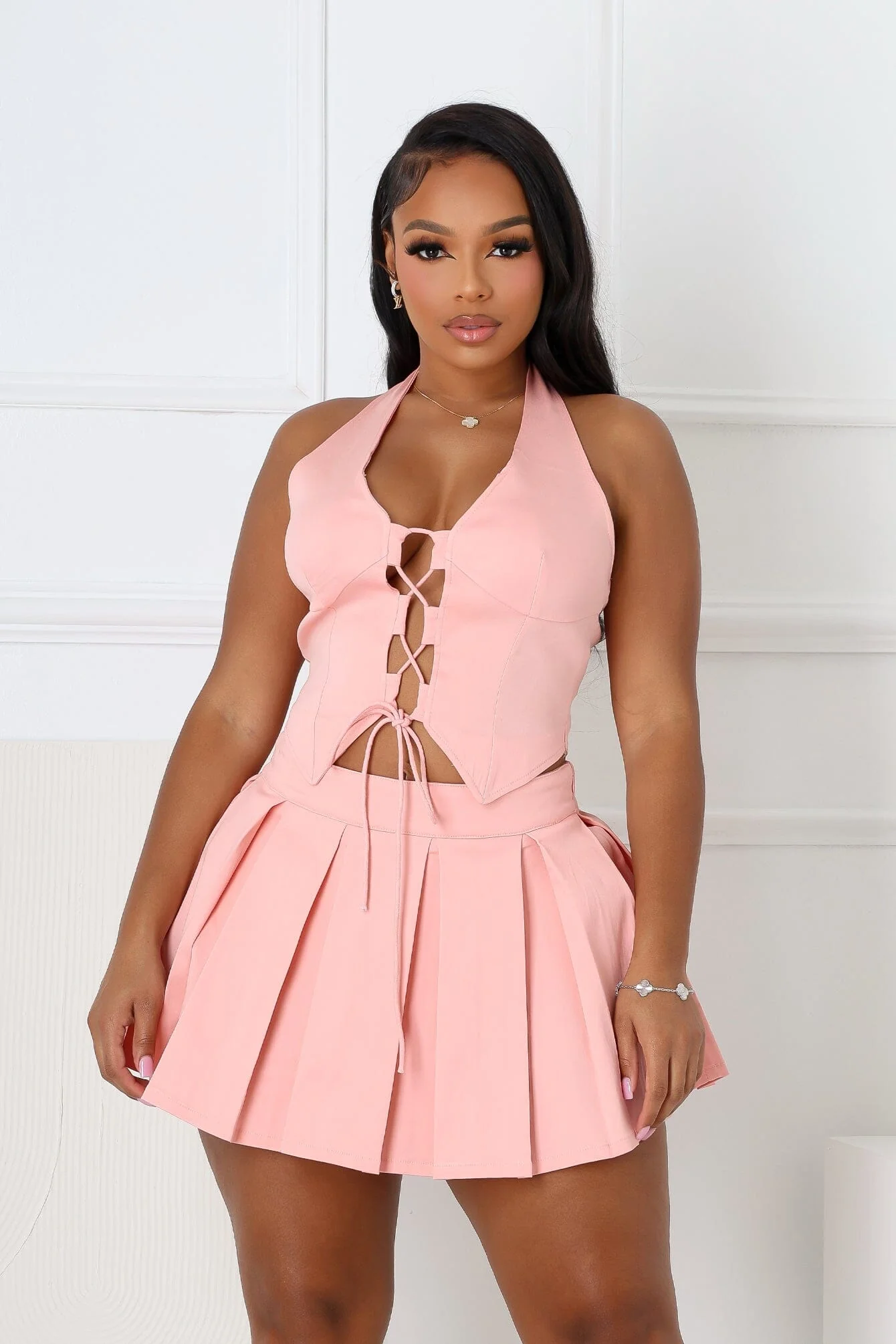 Asha Breeze Lace Up Vest