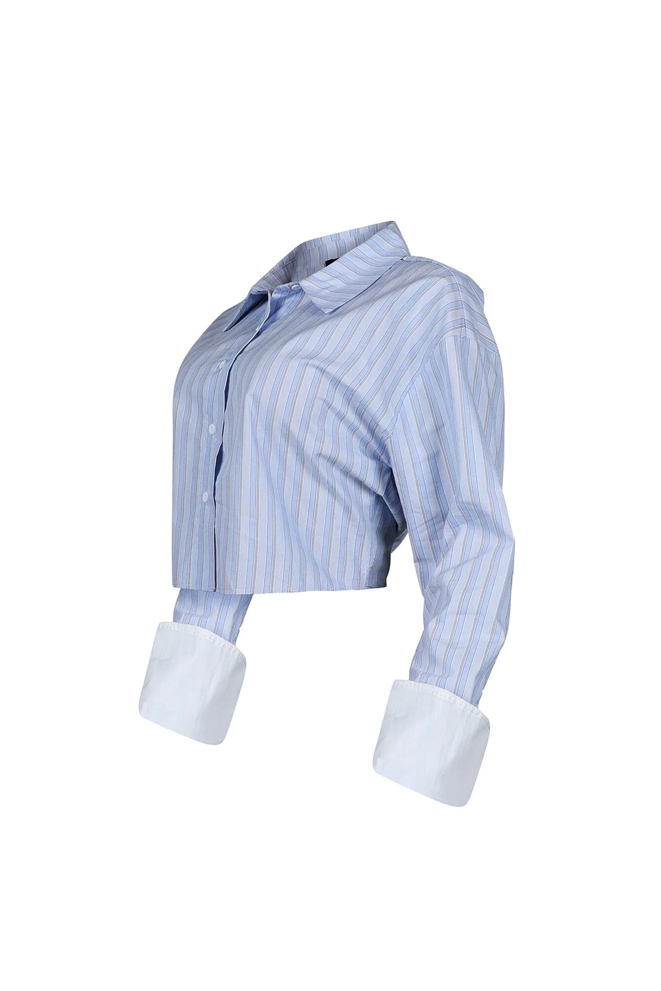 6278-Ponyo-Pinstripe-Poplin-Shirt-Top-5.webp Ponyo Pinstripe Poplin Shirt Top