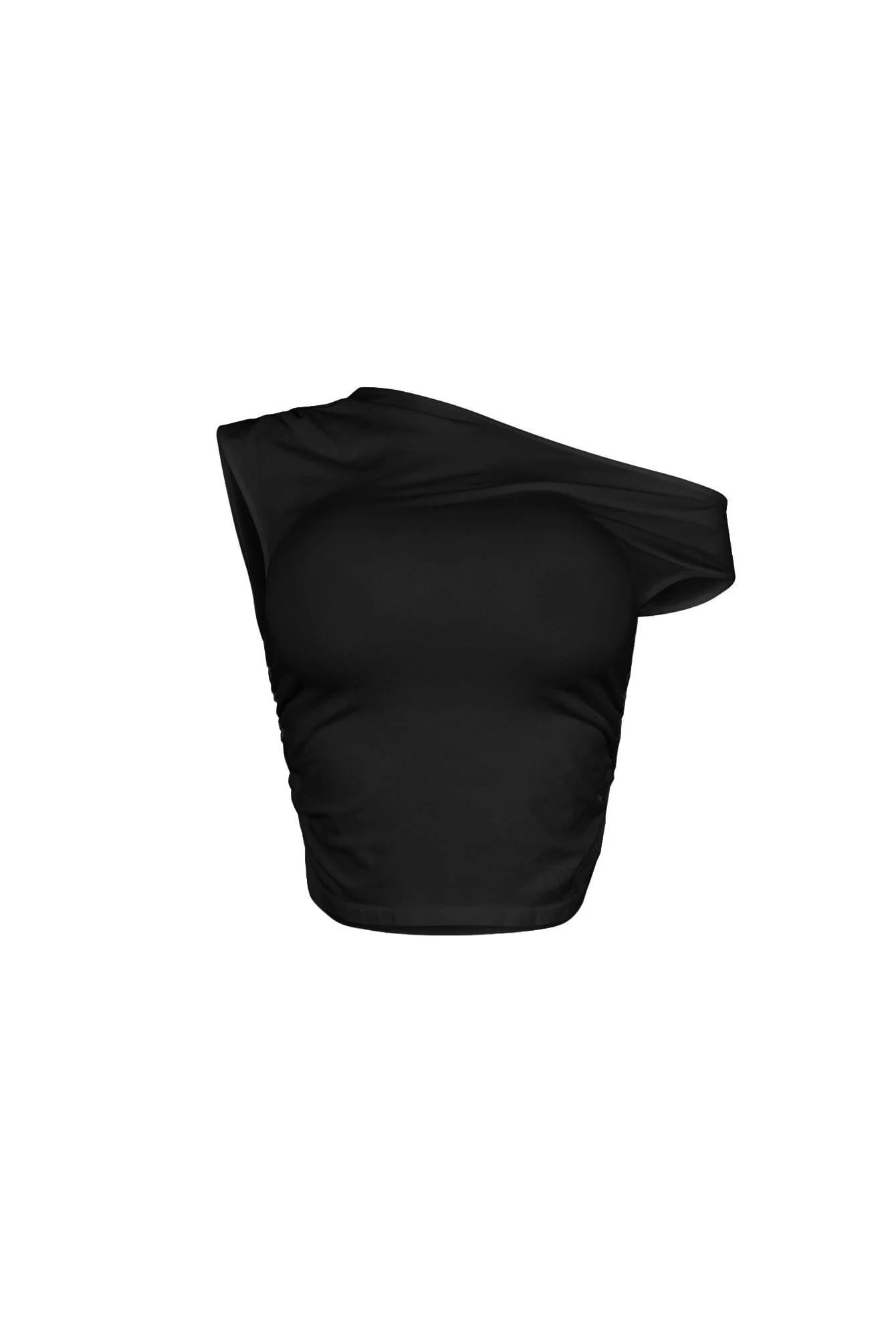 6293-Rin-Round-Neck-Asymmetrical-Ruched-Tank-Top-7.webp Rin Round Neck Asymmetrical Ruched Tank Top