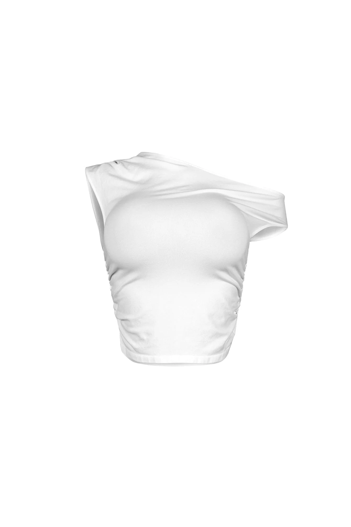 6293-Rin-Round-Neck-Asymmetrical-Ruched-Tank-Top-8.webp Rin Round Neck Asymmetrical Ruched Tank Top