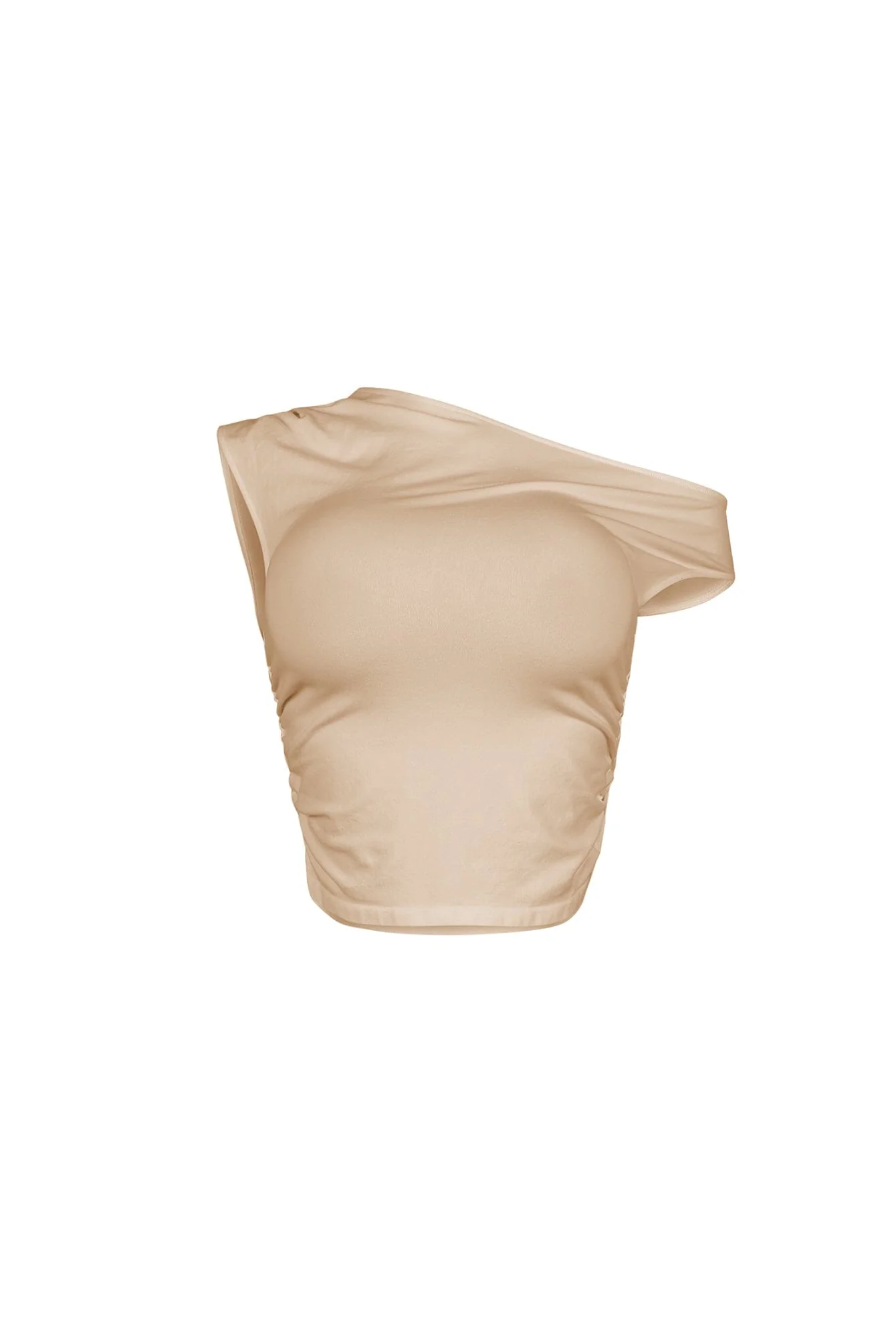 6293-Rin-Round-Neck-Asymmetrical-Ruched-Tank-Top-9.webp Rin Round Neck Asymmetrical Ruched Tank Top