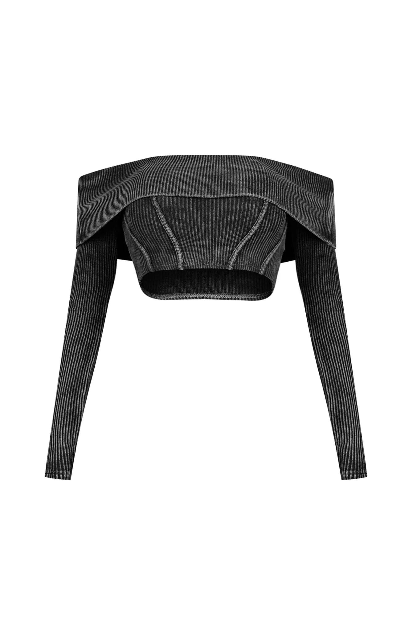 6478-Lani-Mineral-Washed-Corset-Off-Shoulder-Top-4.webp Lani Mineral Washed Corset Off Shoulder Top