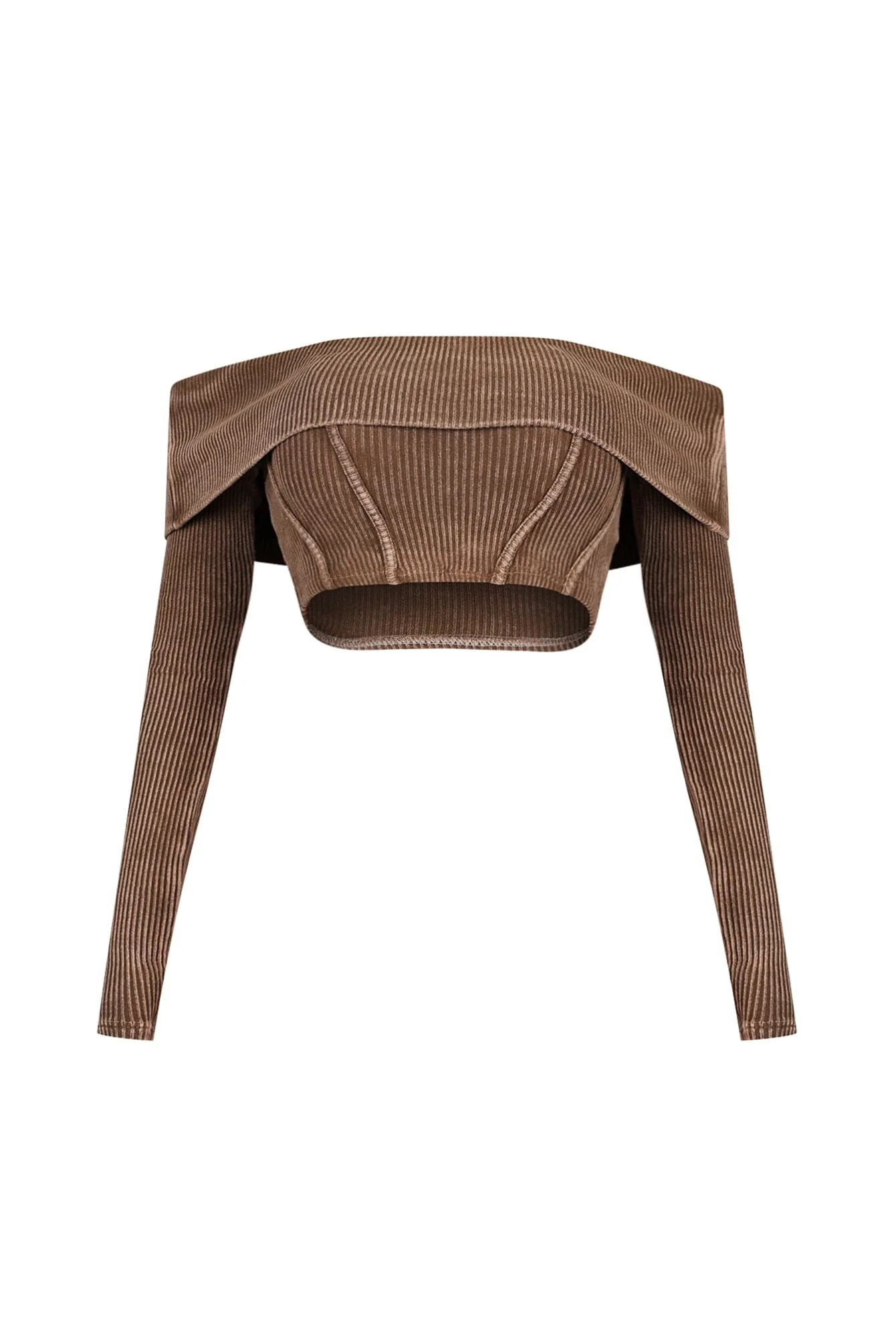 6478-Lani-Mineral-Washed-Corset-Off-Shoulder-Top-5.webp Lani Mineral Washed Corset Off Shoulder Top