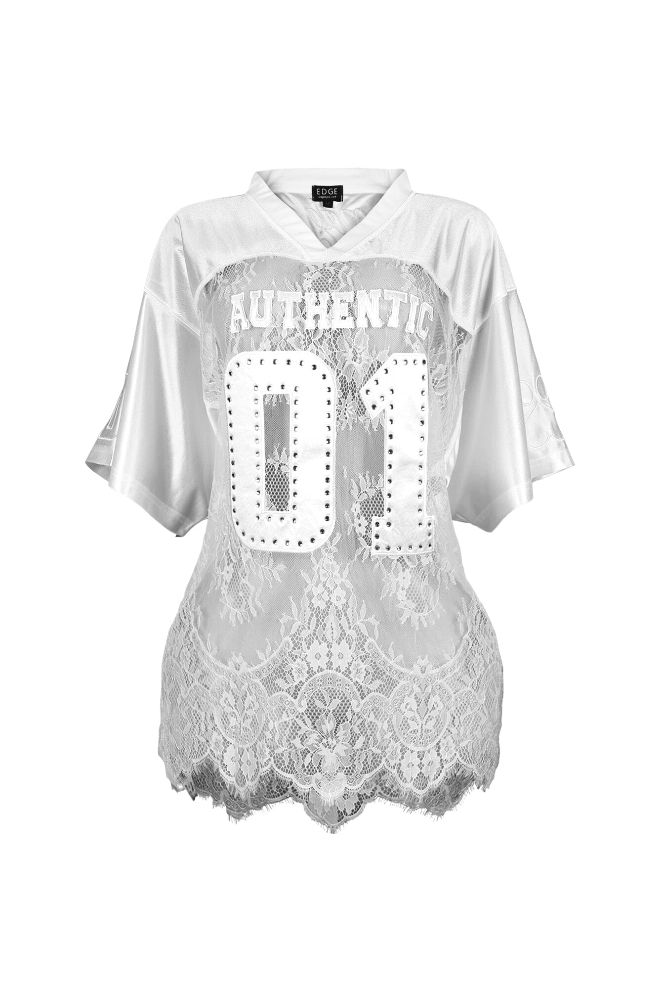 6496-Kaylor-V-neck-Oversized-Lace-Jersey-Top-5.jpg Kaylor V-neck Oversized Lace Jersey Top