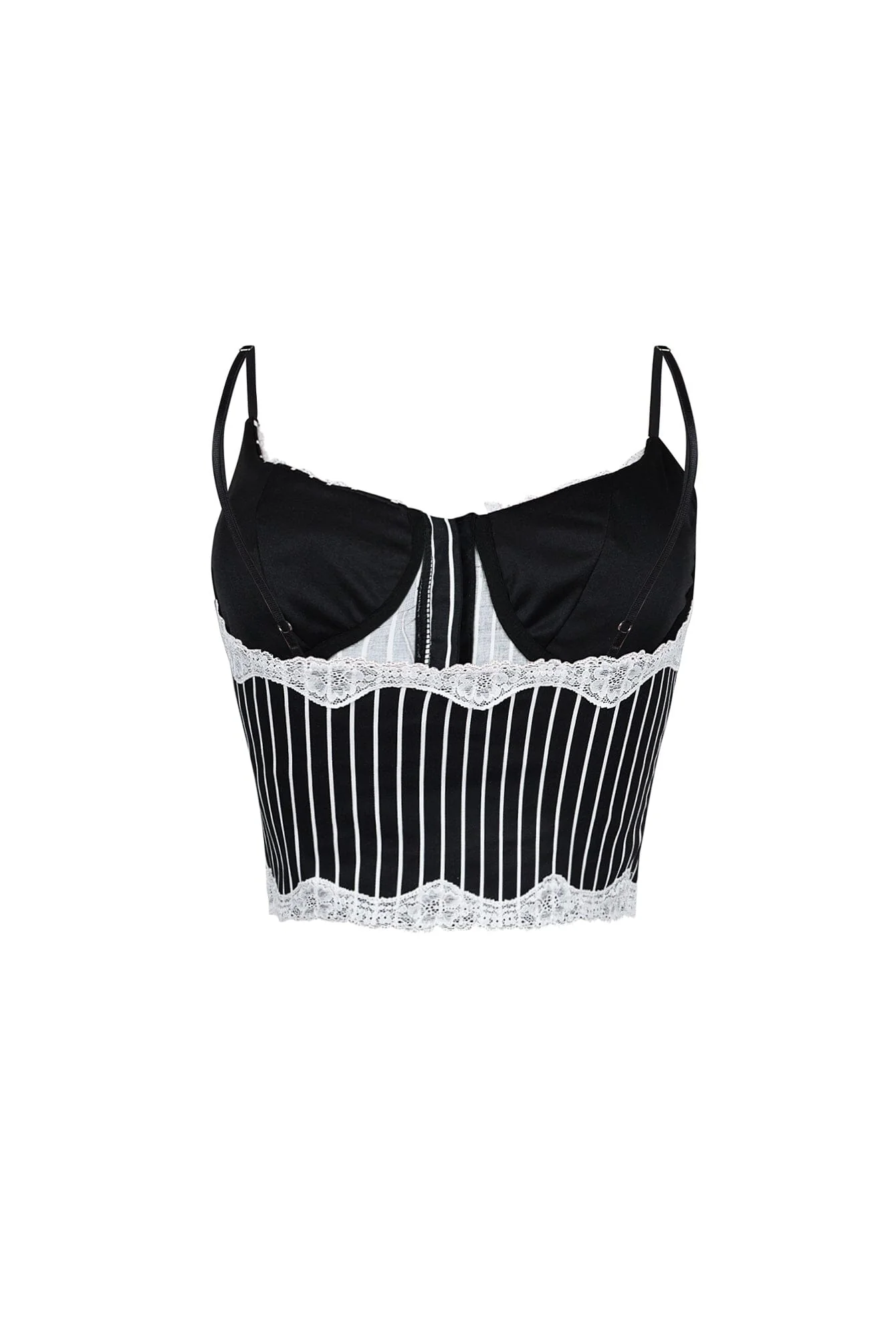 6541-Becky-Pinstripe-Lace-Trim-Bustier-Top-5.webp Becky Pinstripe Lace Trim Bustier Top