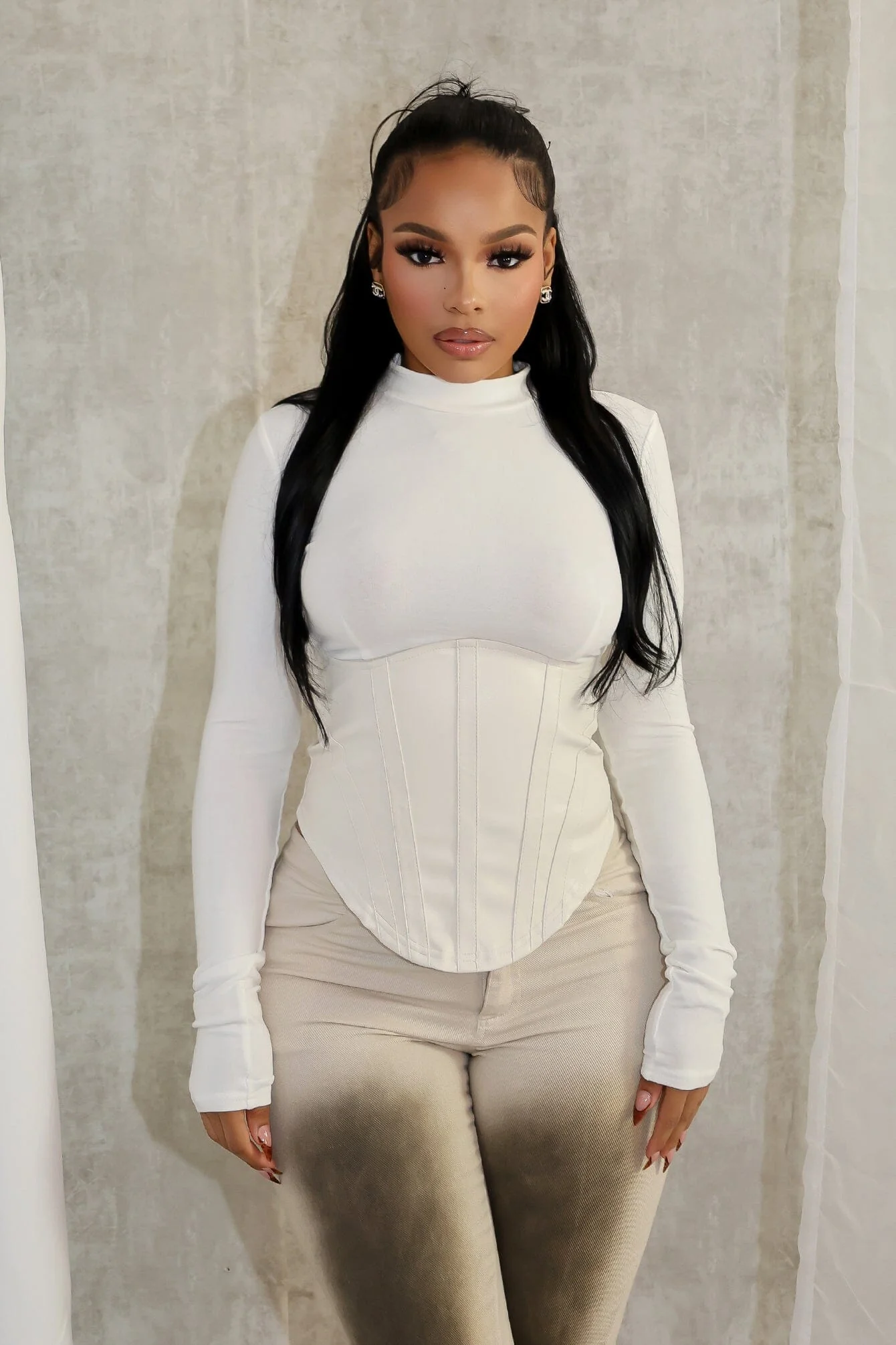 6562-Iliana-Faux-Leather-Corset-Contrast-Top-2.webp Iliana Faux Leather Corset Contrast Top