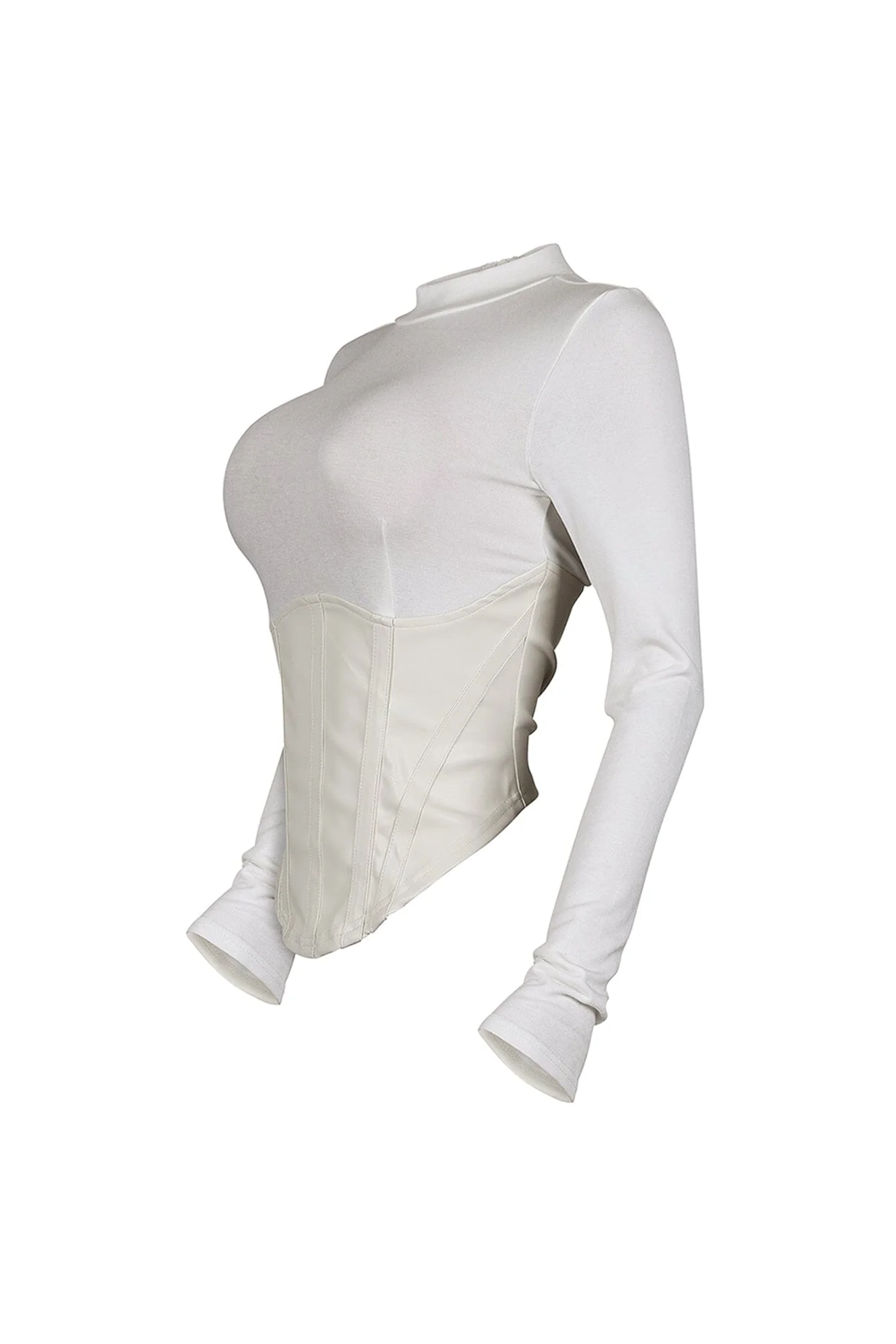 6562-Iliana-Faux-Leather-Corset-Contrast-Top-6.webp Iliana Faux Leather Corset Contrast Top