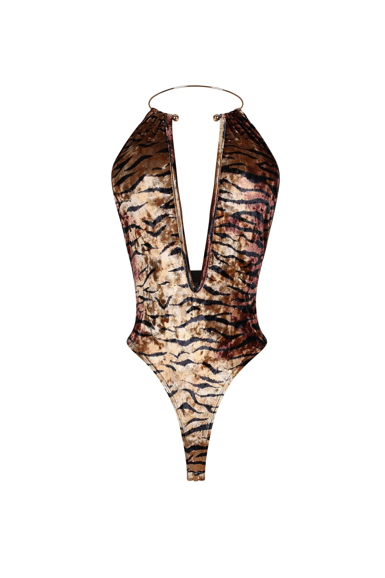 6573-Emily-Velvet-Tiger-Print-Bodysuit-3.webp Emily Velvet Tiger Print Bodysuit