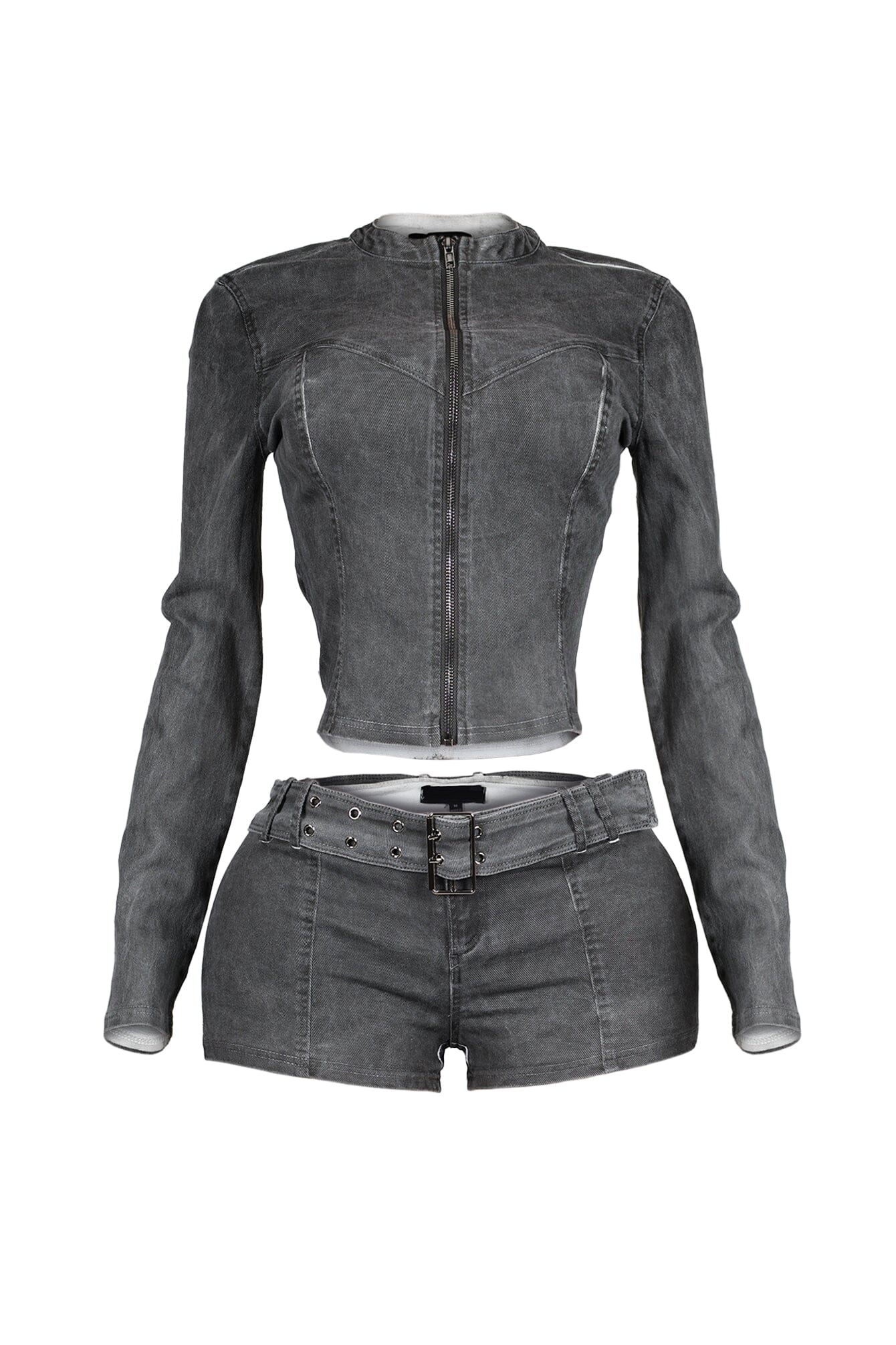 659-Koryn-Washed-Denim-Zip-Up-Top-Shorts-SET-4.jpg Koryn Washed Denim Zip Up Top & Shorts SET