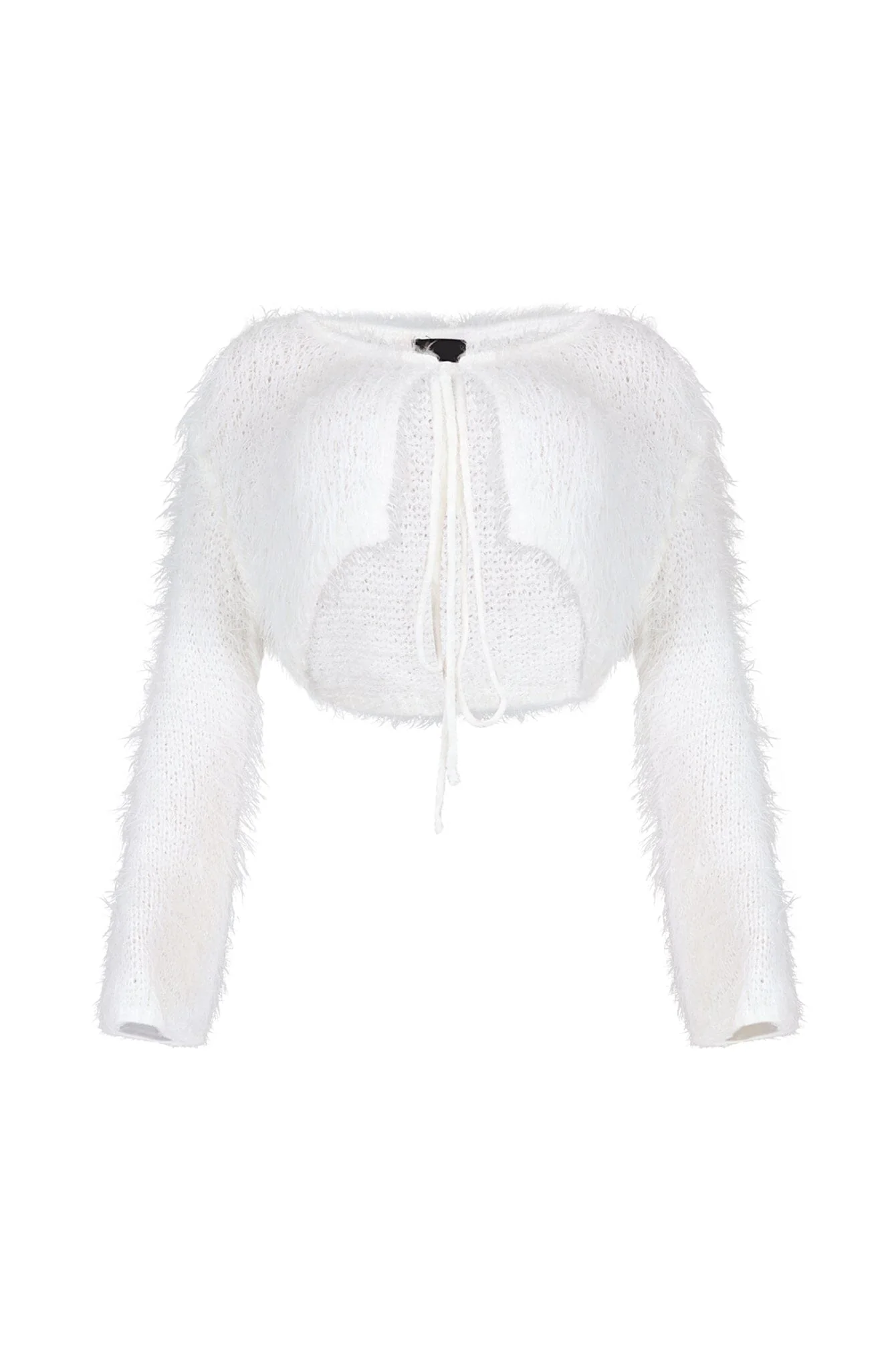 6627-Luisa-Fuzzy-Open-Cardigan-Top-4.webp Luisa Fuzzy Open Cardigan Top