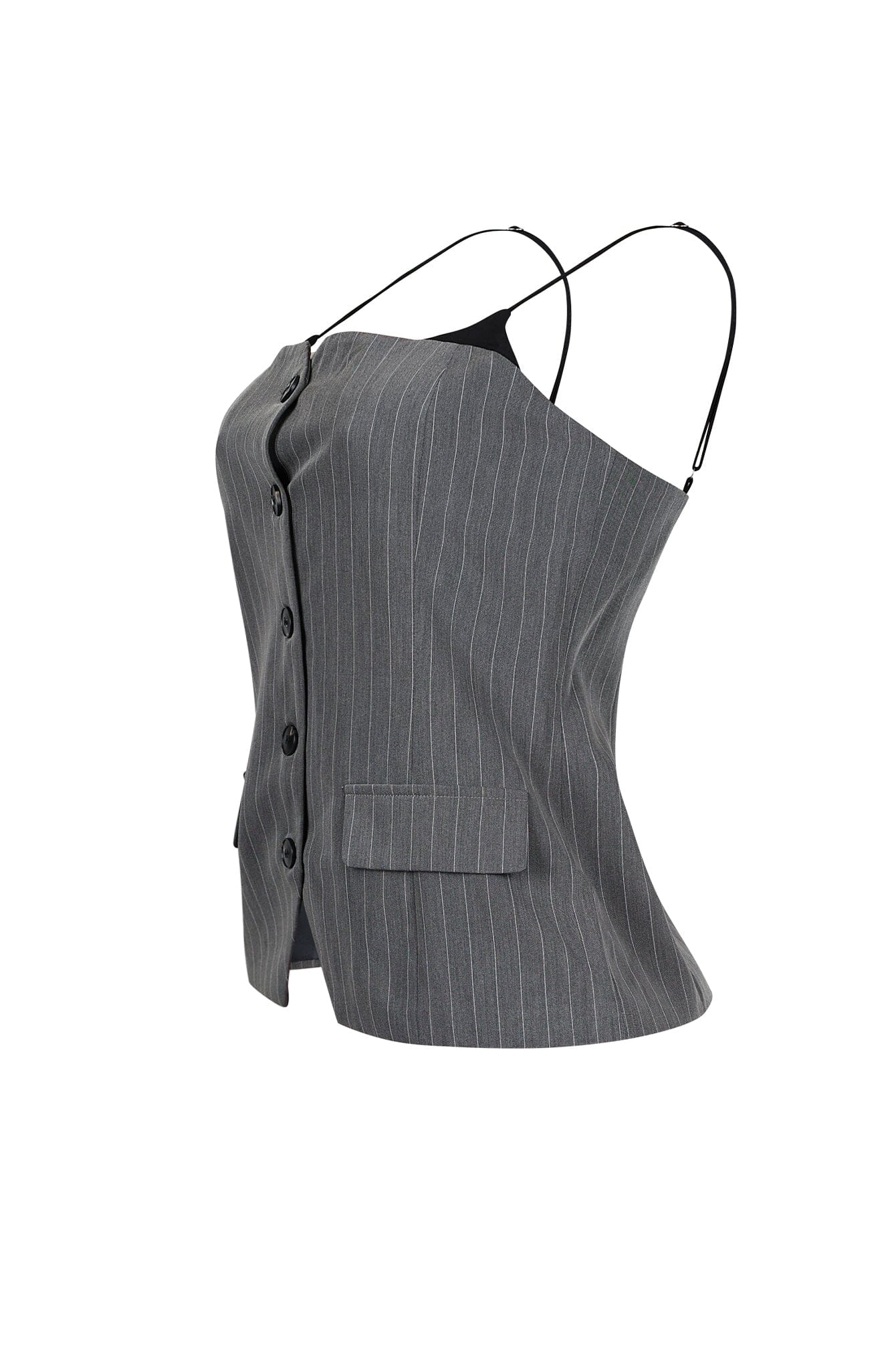 6688-Camilia-Pin-Stripe-Woven-Tailored-Top-3.jpg Camilia Pin Stripe Woven Tailored Top