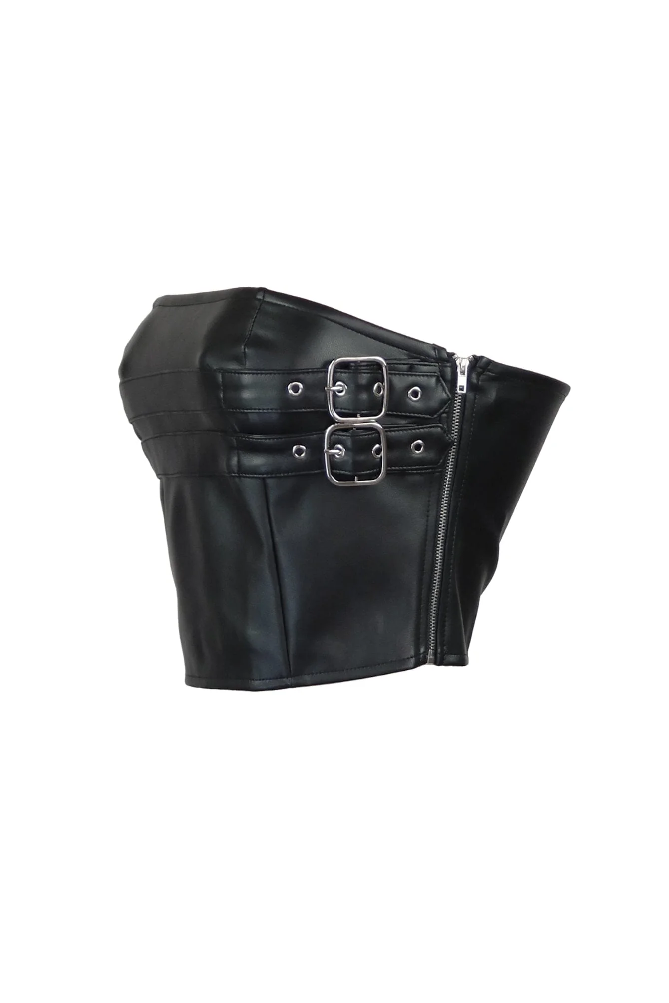 6835-Bennet-Faux-Leather-Tube-Top-3.webp Bennet Faux Leather Tube Top