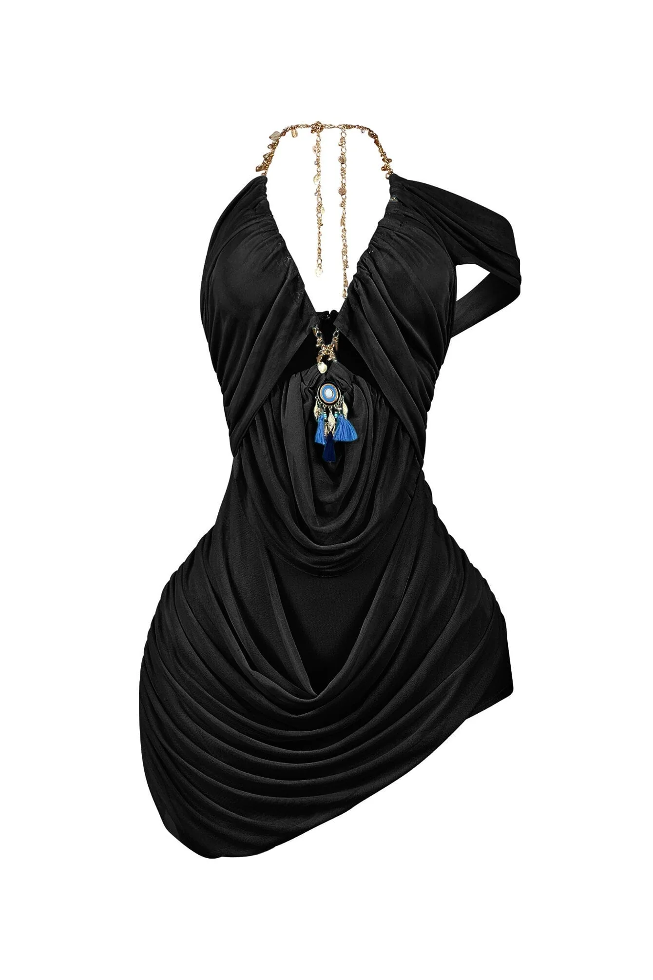 6979-Look-Again-Mesh-Halter-Mini-Dress-9.webp Look Again Mesh Halter Mini Dress