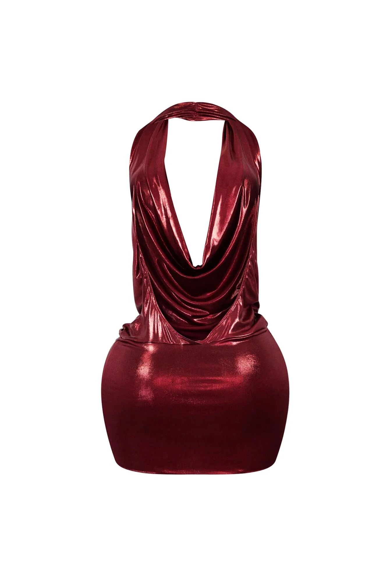 7027-Talk-Flirty-Metallic-Foil-Halter-Dress-13.webp Talk Flirty Metallic Foil Halter Dress