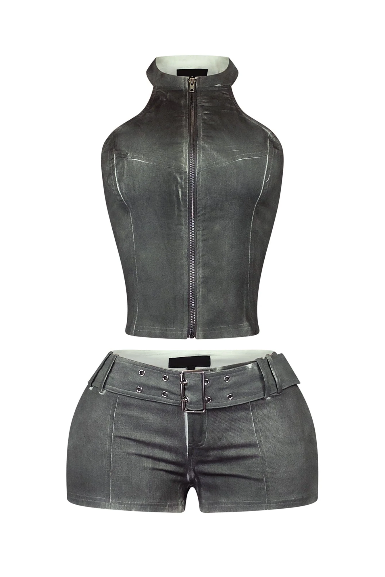 7149-Way-2-Hot-Zip-Up-Top-Shorts-SET-3.webp Way 2 Hot Zip Up Top & Shorts SET