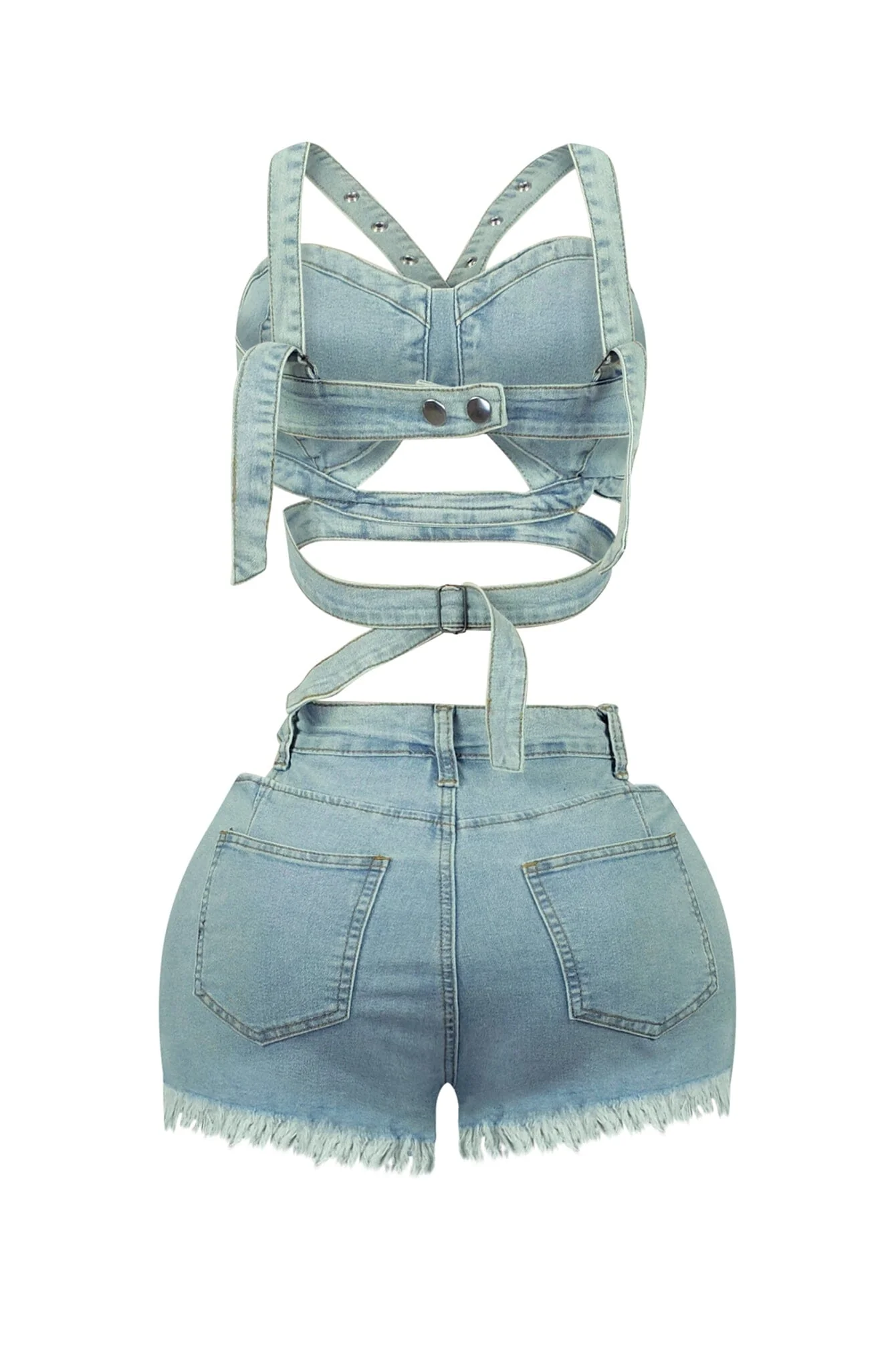 7156-Stop-Talking-Denim-Top-Cut-Out-Shorts-SET-6.webp Stop Talking Denim Top & Cut Out Shorts SET