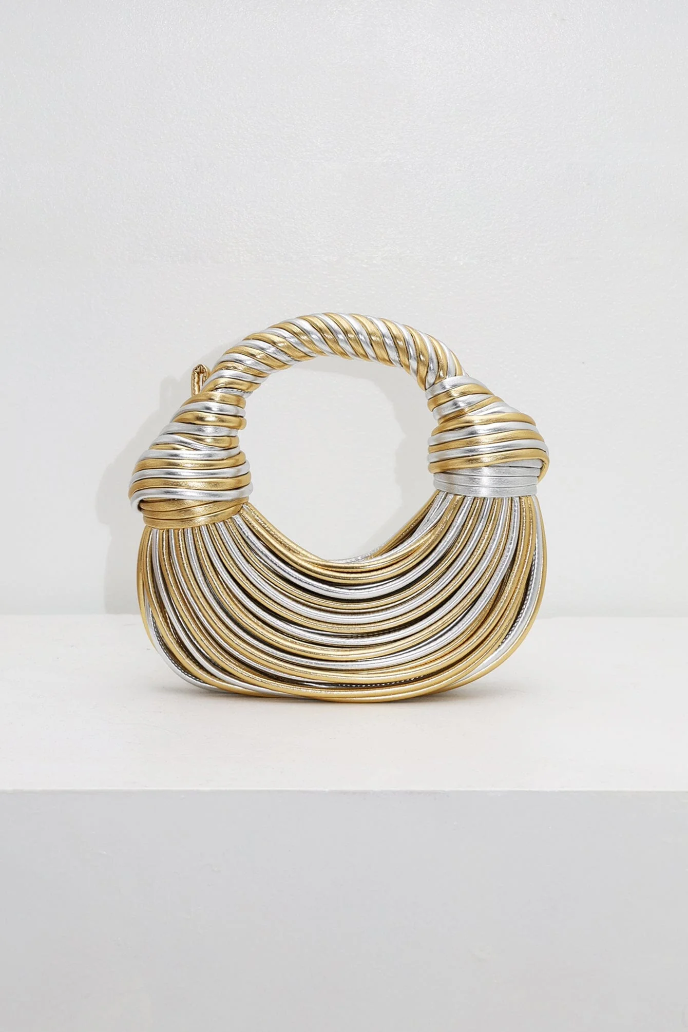 Tangle Half Moon Top Handle Bag