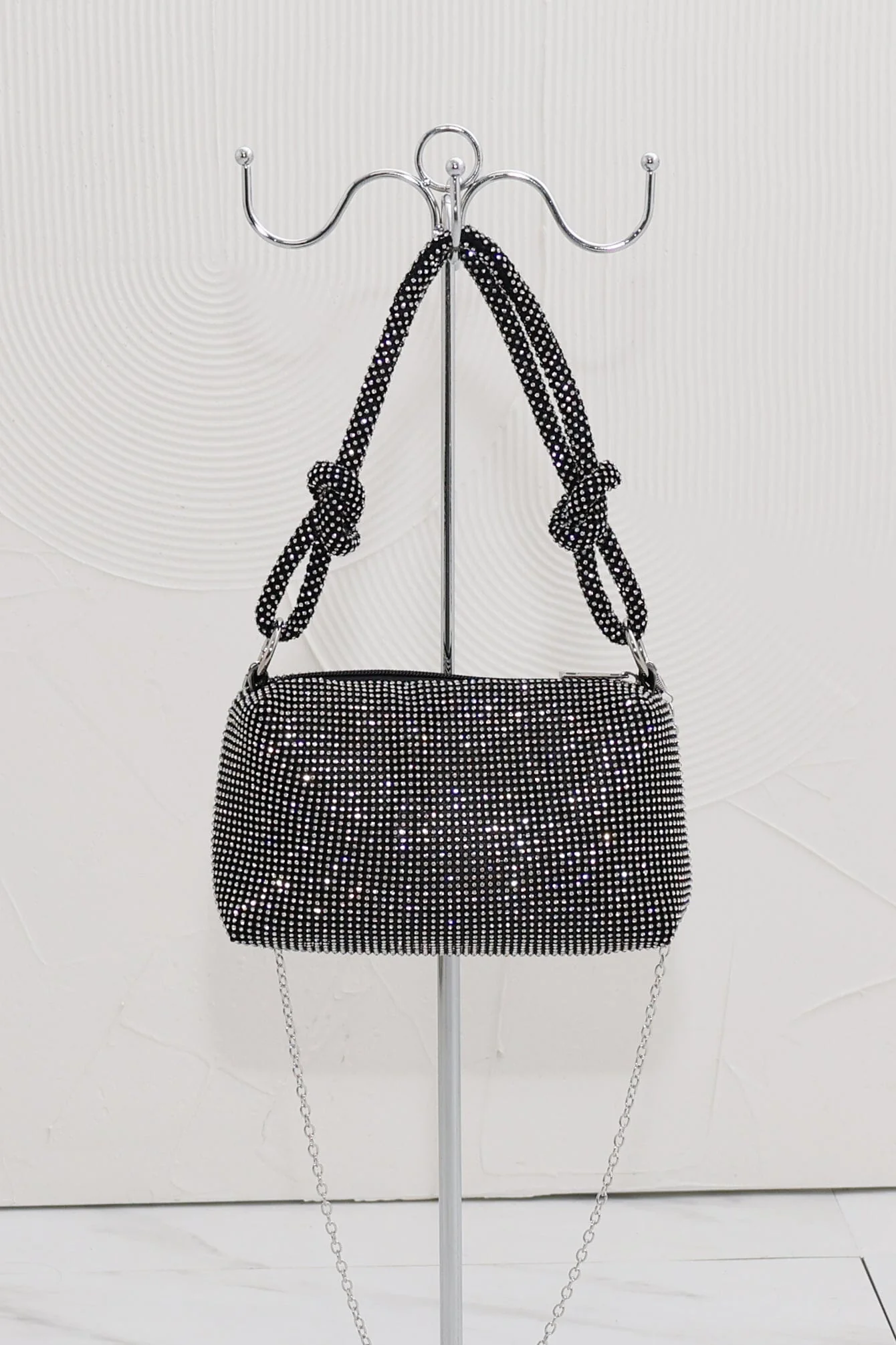 7240-Silver-Rhinestone-Evening-Top-Handle-Bag-3.webp Silver Rhinestone Evening Top Handle Bag