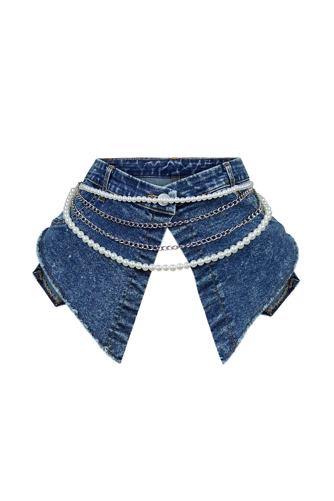 7262-Thea-Pearl-Chain-Draped-Denim-Belt-3.jpg Thea Pearl & Chain Draped Denim Belt