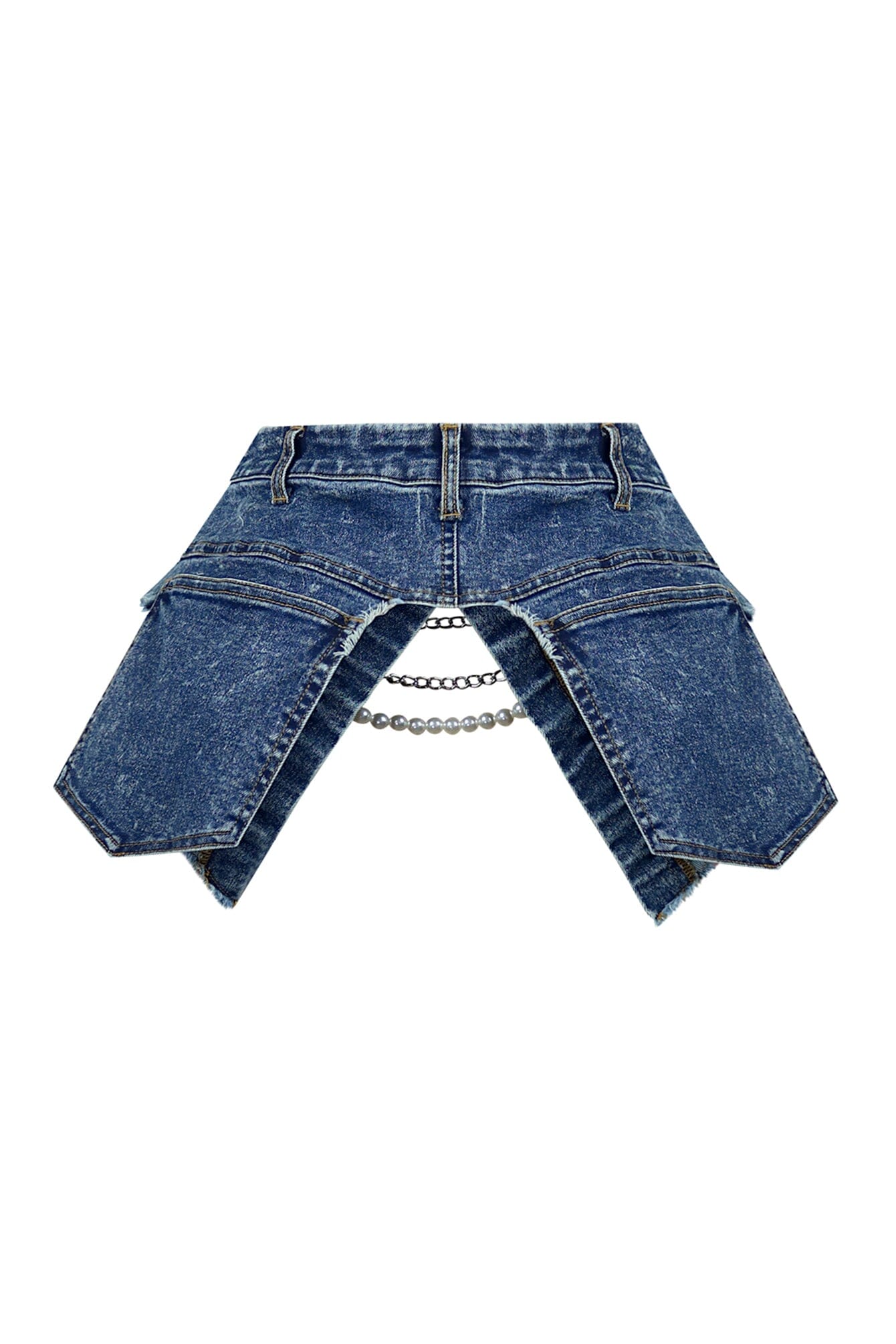 7262-Thea-Pearl-Chain-Draped-Denim-Belt-4.jpg Thea Pearl & Chain Draped Denim Belt