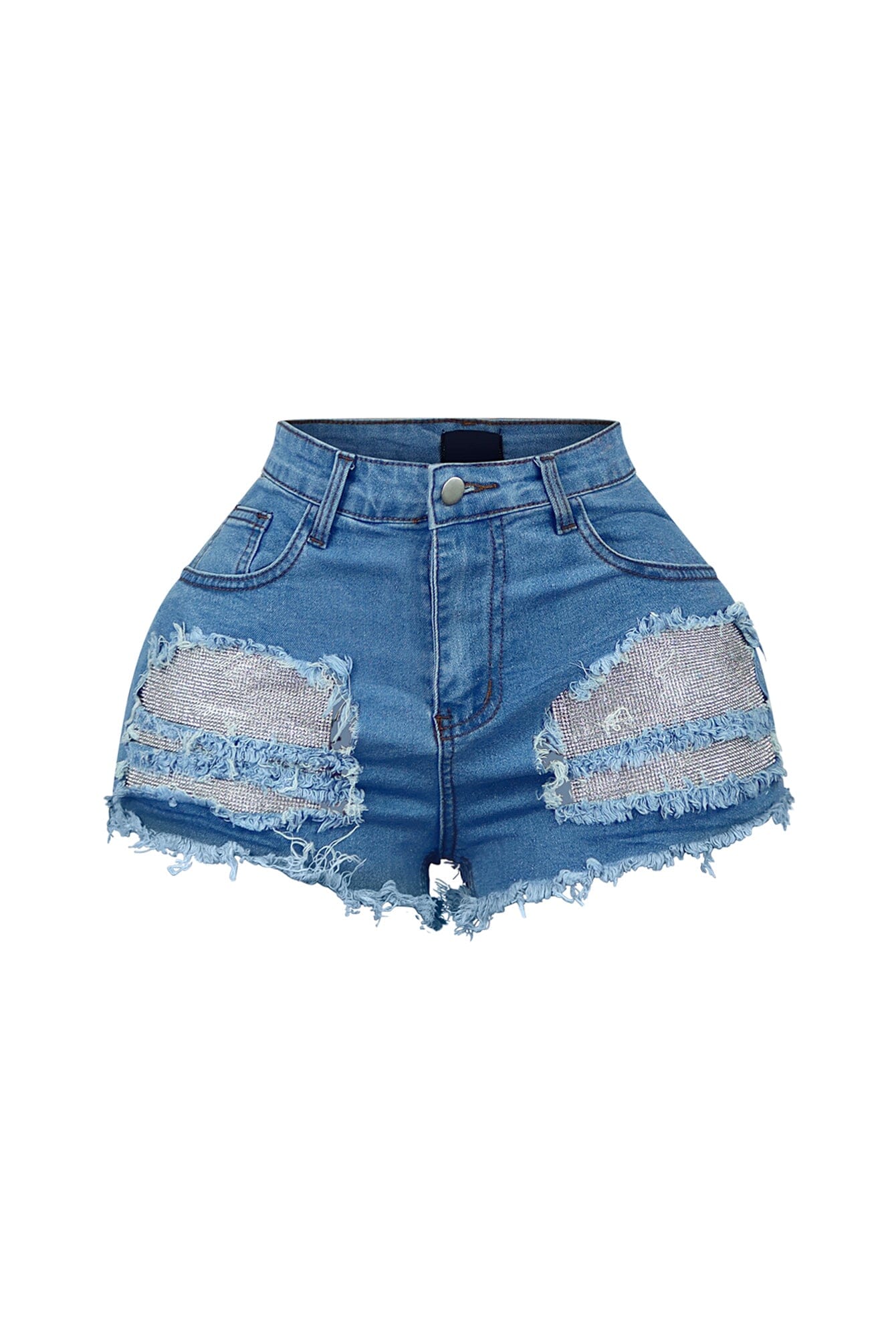 7338-Odelia-Distressed-Rhinestone-Denim-Shorts-3.jpg Odelia Distressed Rhinestone Denim Shorts