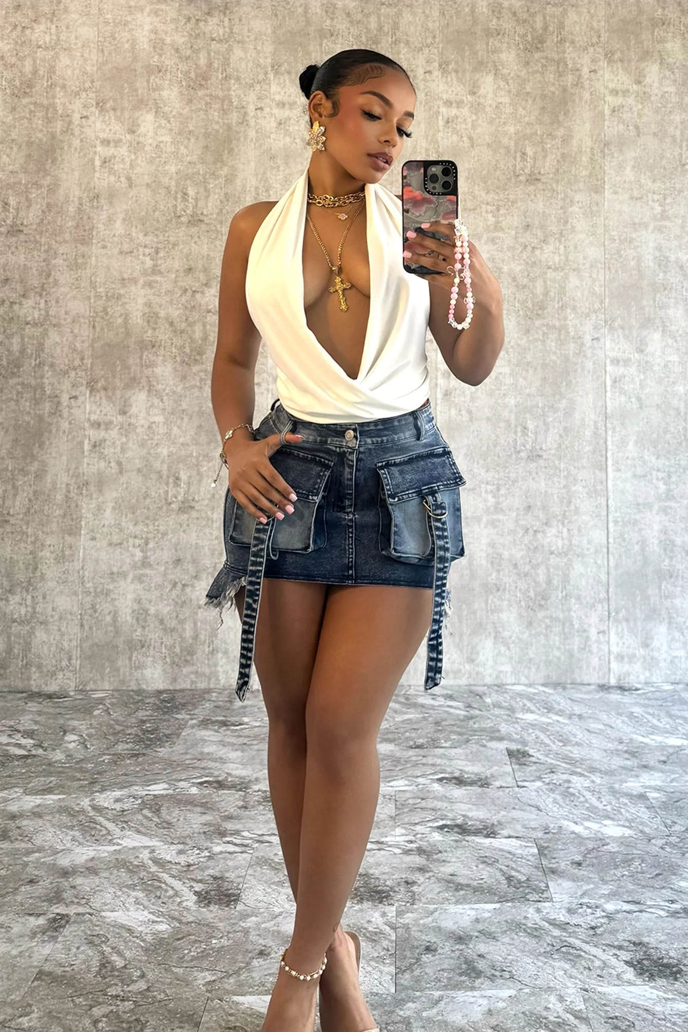 7420-Problems-Vintage-Cargo-Denim-Skirt-3.webp Problems Vintage Cargo Denim Skirt