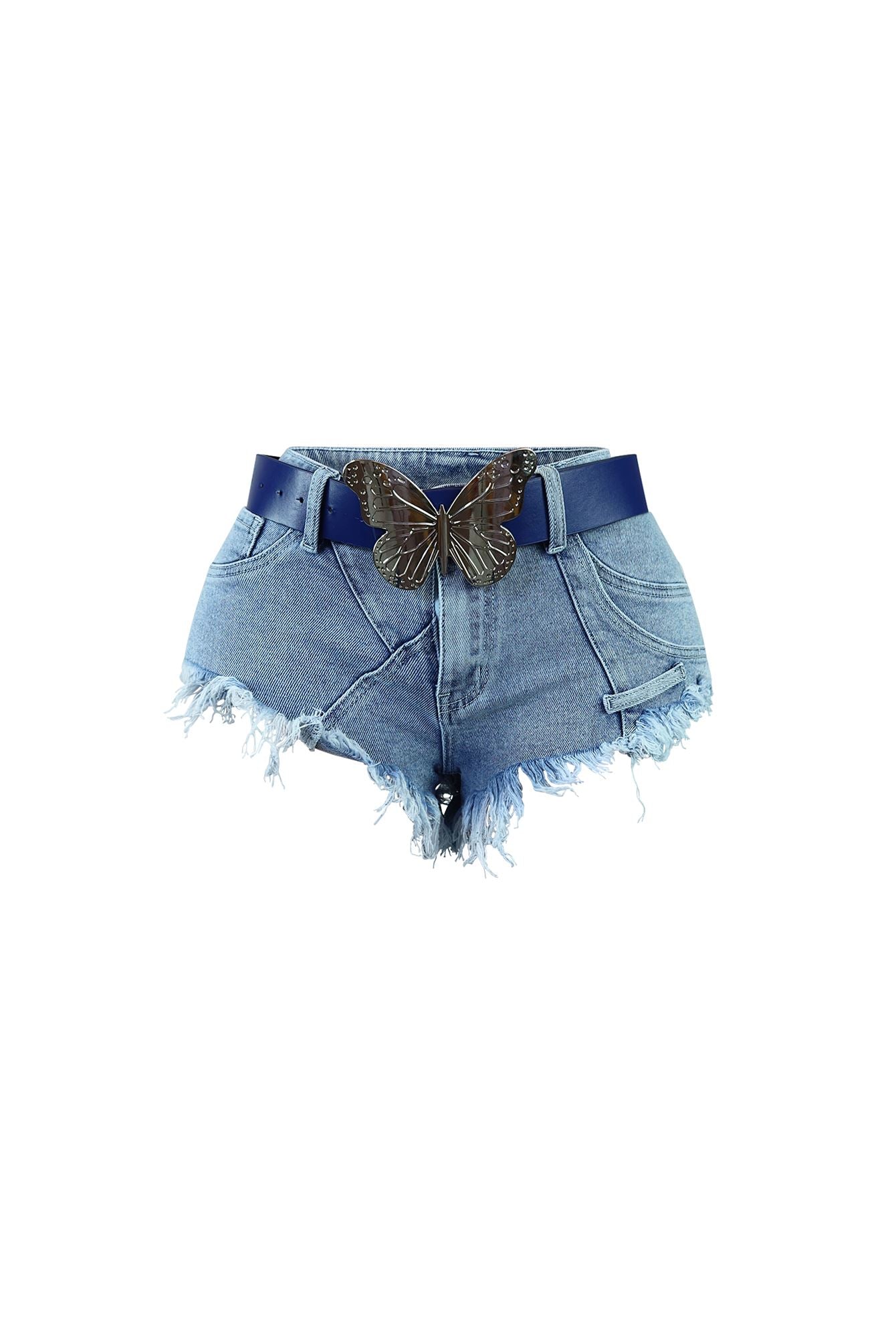 7436-Butterfly-On-My-Mind-Belt-Denim-Micro-Shorts-3.jpg Butterfly On My Mind Belt Denim Micro Shorts