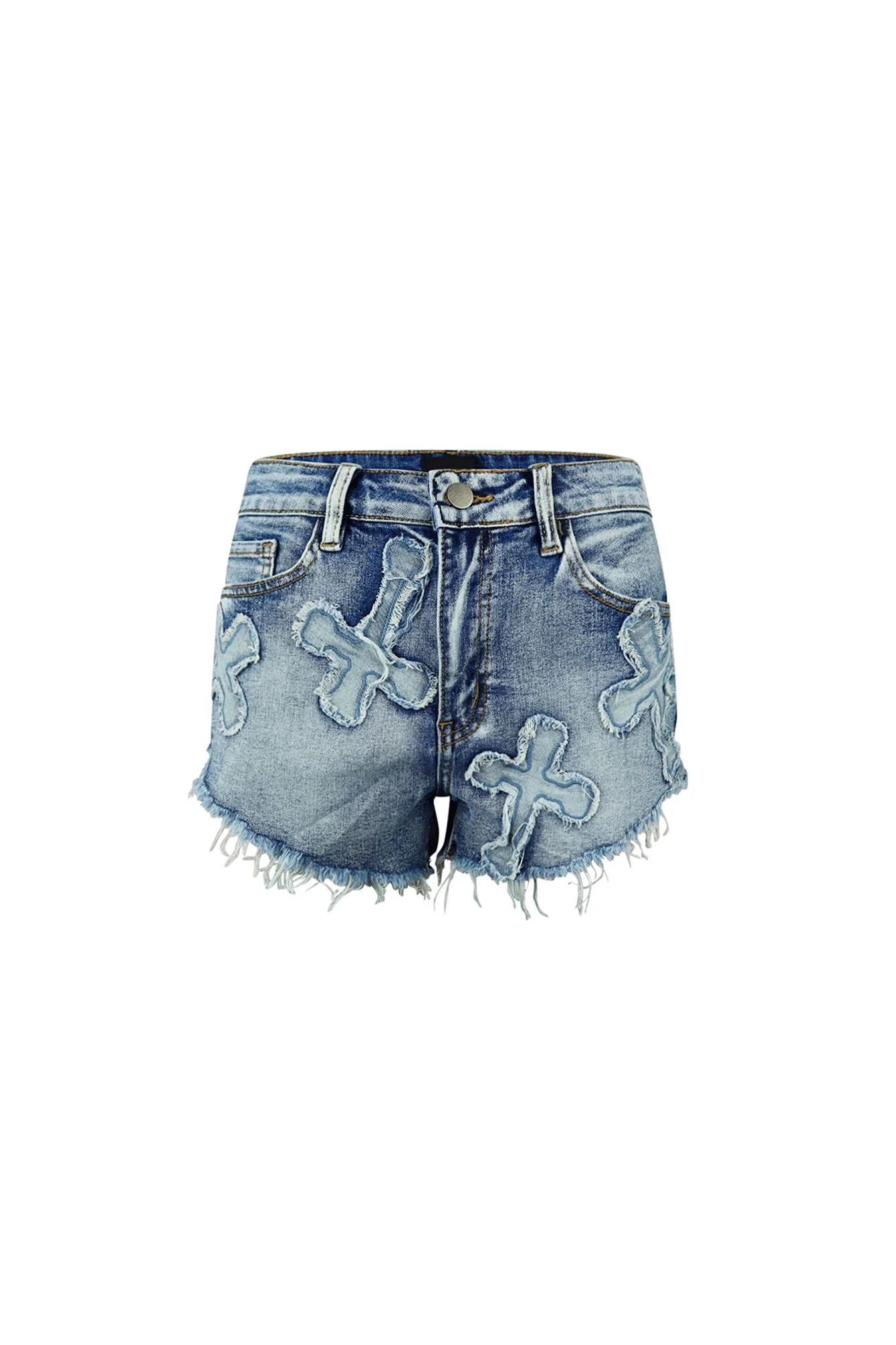7496-Cross-Your-Mind-Patched-Denim-Shorts-4.webp Cross Your Mind Patched Denim Shorts