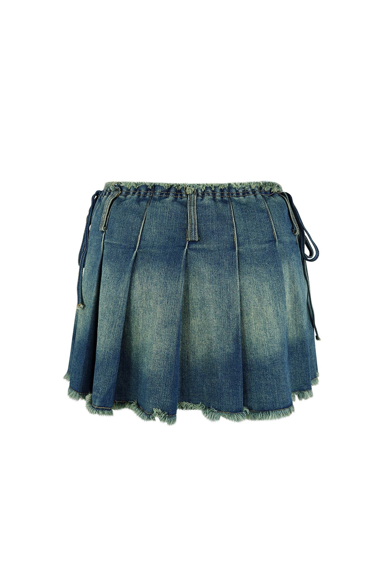 7637-Theo-Vintage-Washed-Pleated-Skirt-4.jpg Theo Vintage Washed Pleated Skirt