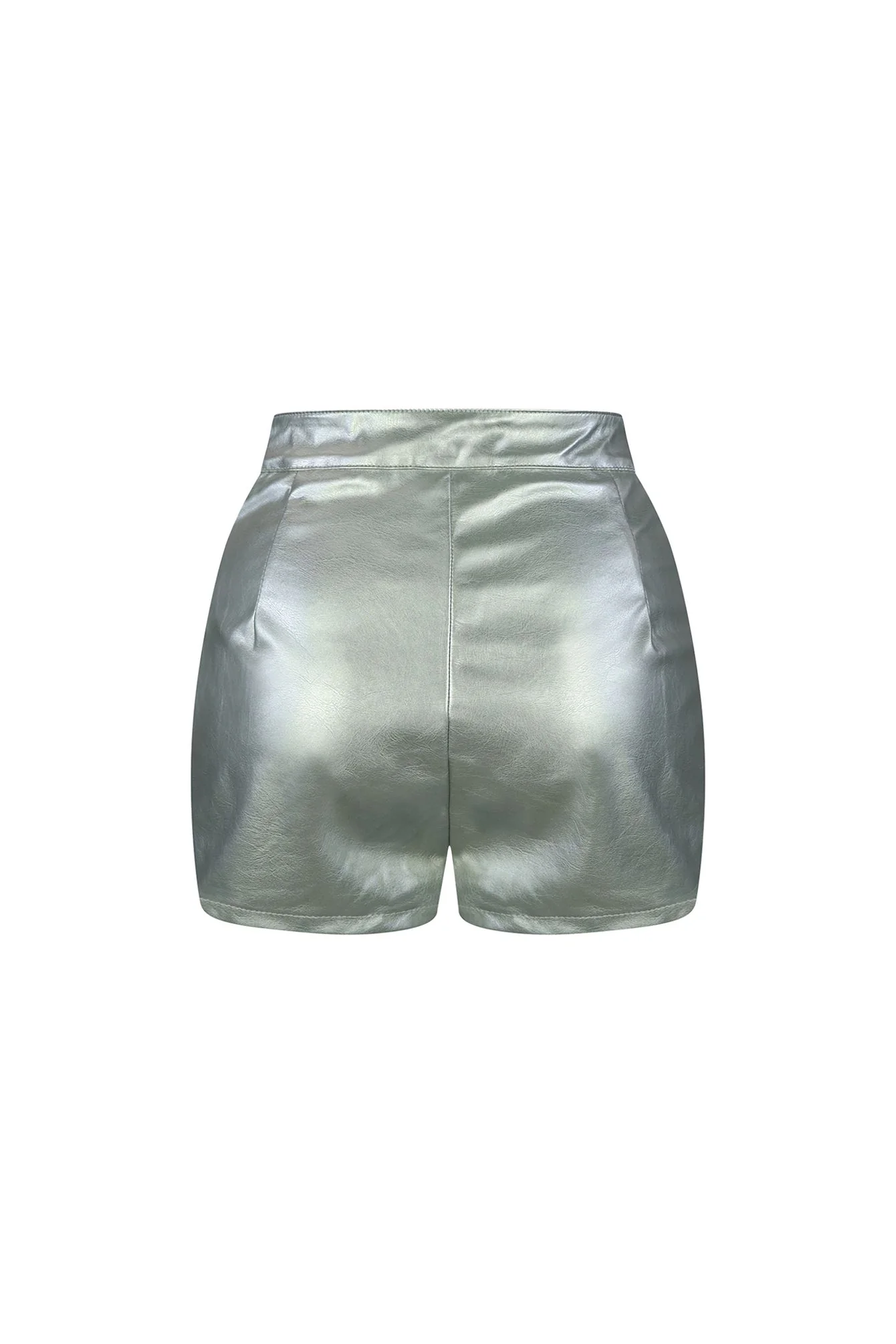 7654-Galactic-High-Waist-Silver-Shorts-3.webp Galactic High Waist Silver Shorts