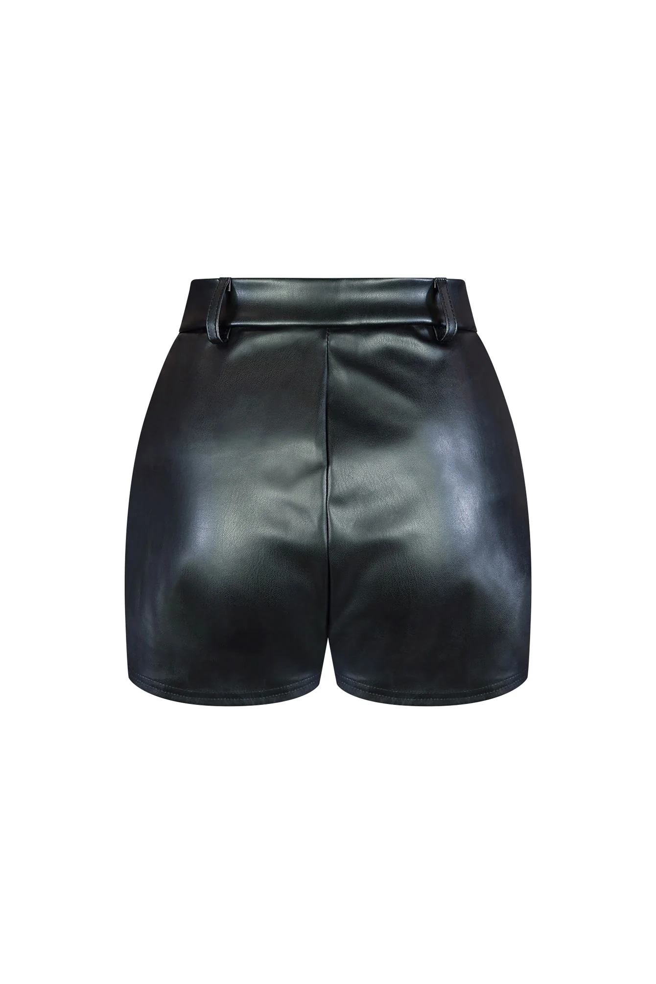 7685-Amber-High-Waist-Faux-Leather-Shorts-3.webp Amber High Waist Faux Leather Shorts