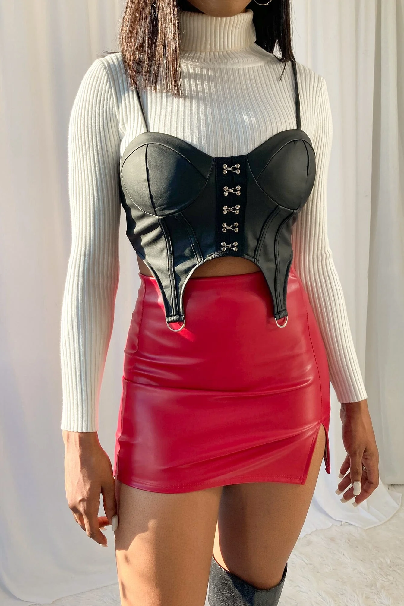 7878-Undercover-Faux-Leather-Mini-Skirt-14.webp Undercover Faux Leather Mini Skirt