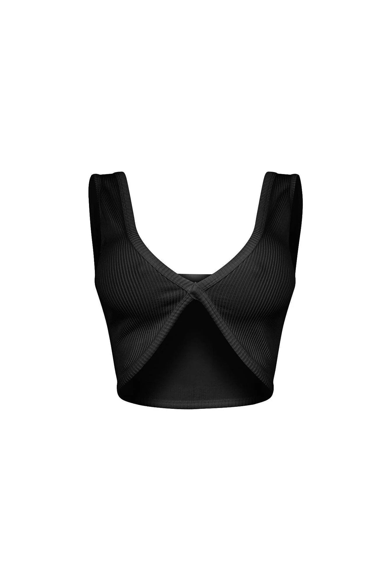 789-Journee-Deep-V-Ribbed-Crop-Top-10.webp Journee Deep V Ribbed Crop Top