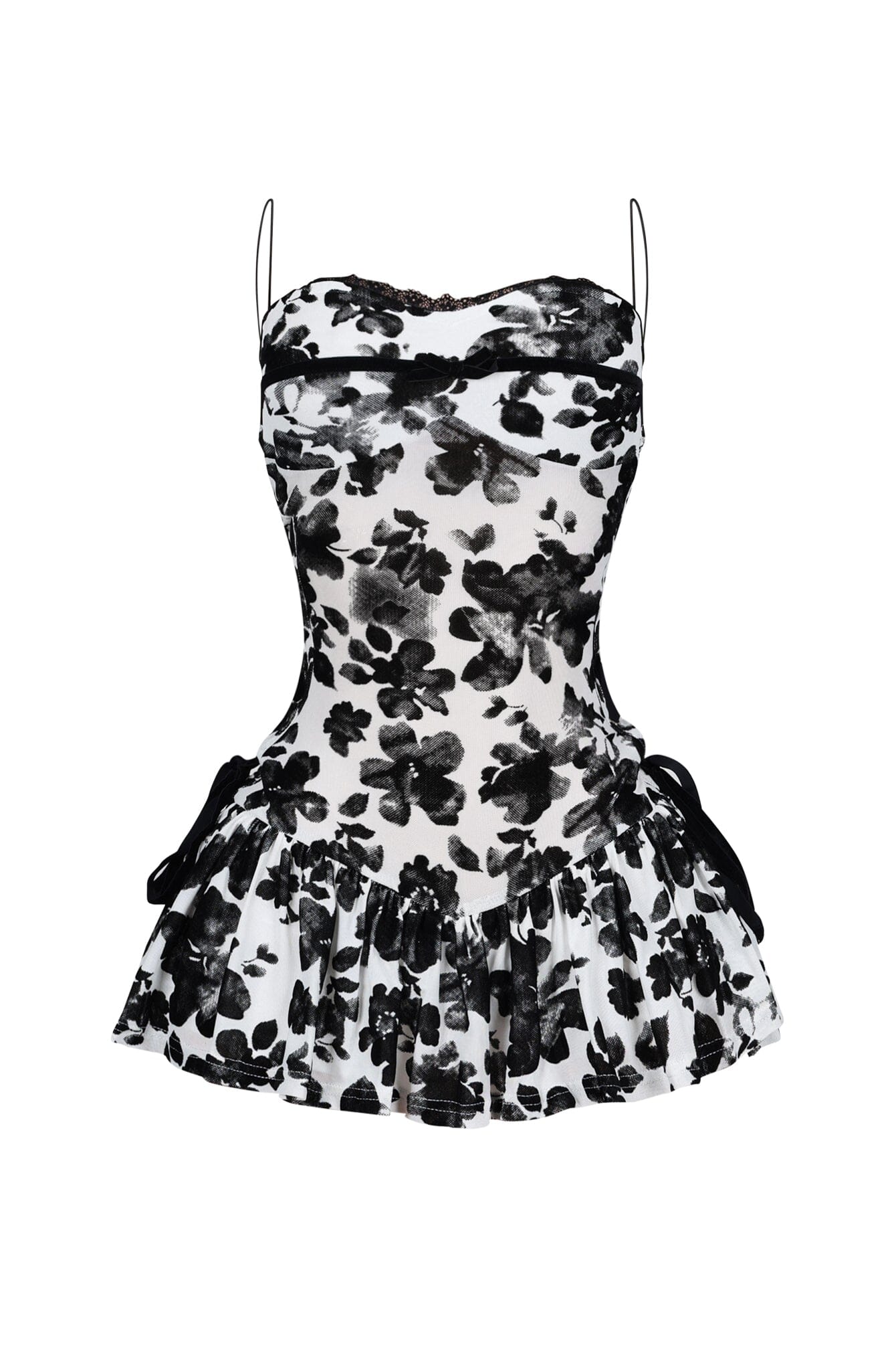 7973-Elisa-Mesh-Burnout-Lace-Up-Mini-Dress-9.jpg Elisa Mesh Burnout Lace Up Mini Dress