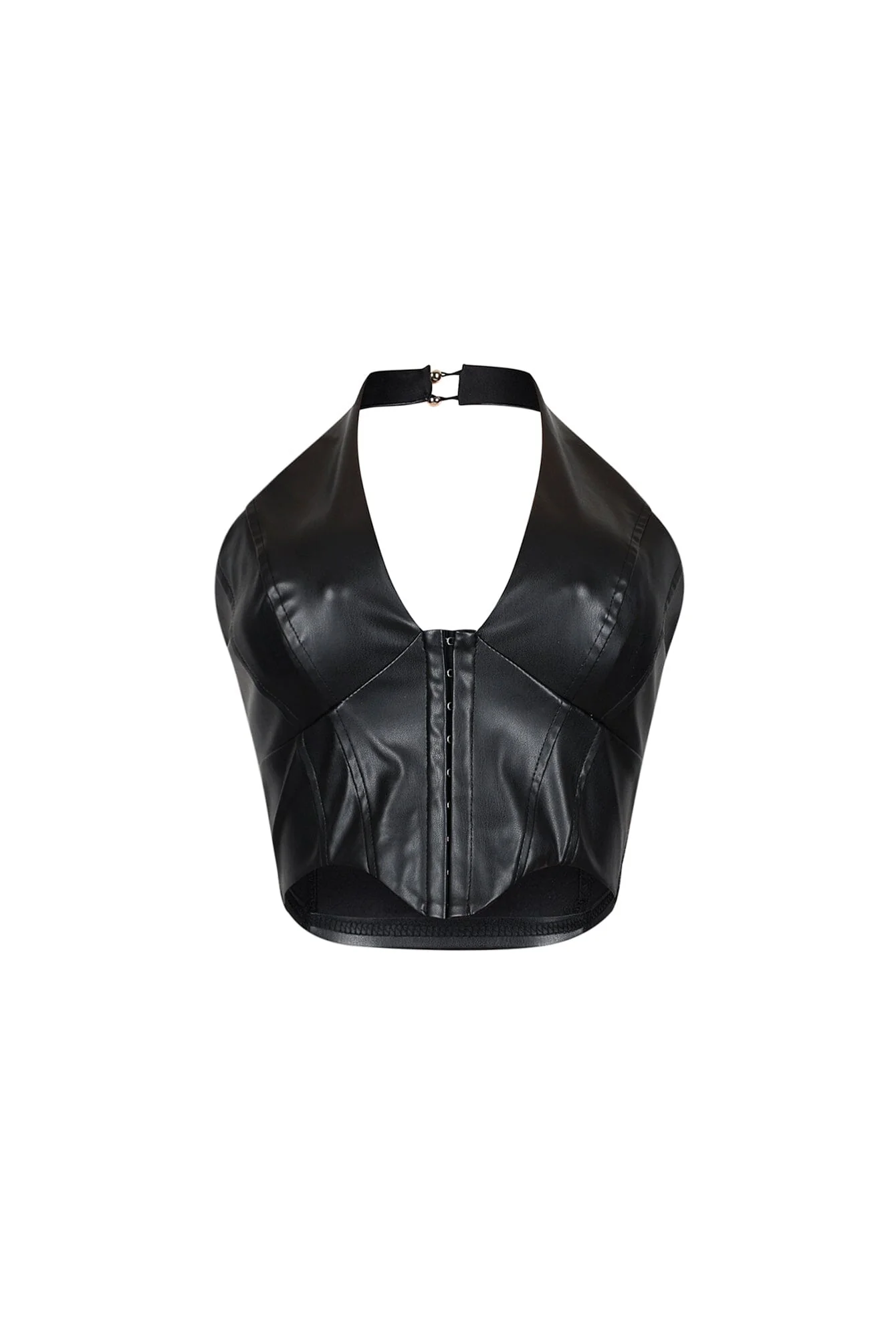 800-Emerson-Faux-Leather-Halter-Corset-Top-4.webp Emerson Faux Leather Halter Corset Top