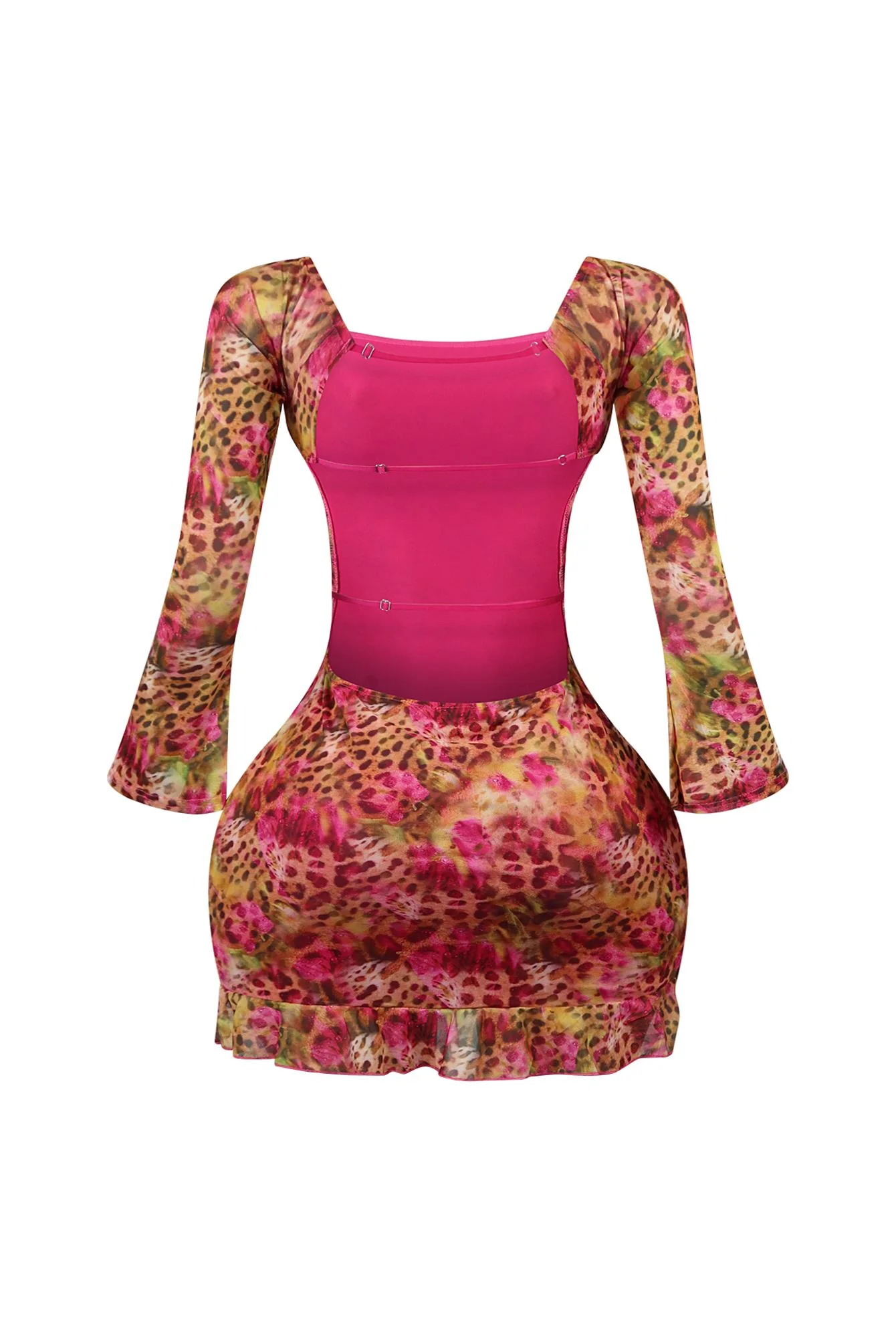 8005-Dallas-Print-Mesh-Long-Sleeve-Mini-Dress-5.webp Dallas Print Mesh Long Sleeve Mini Dress