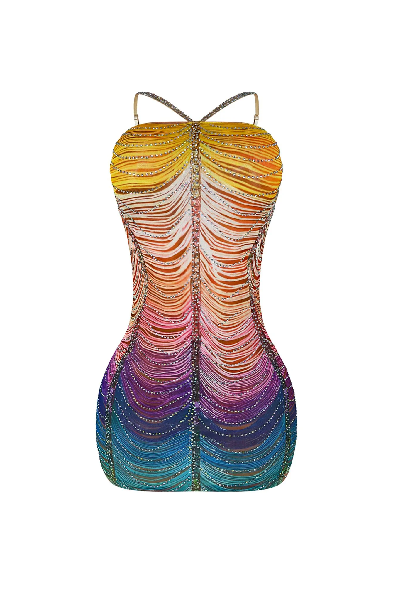 8024-Alora-Mesh-Print-Rhinestone-Dress-4.webp Alora Mesh Print Rhinestone Dress