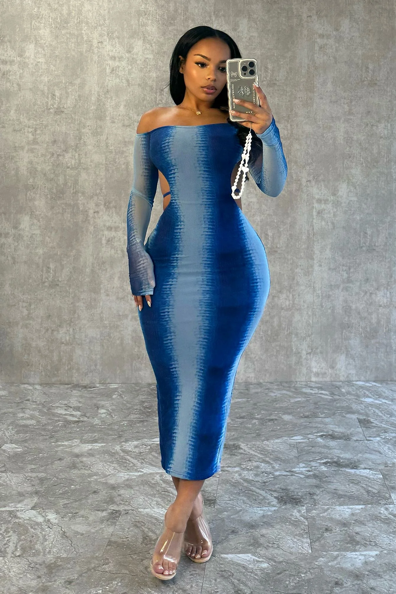 8050-Feel-For-You-Mesh-Off-Shoulder-Dress-3.webp Feel For You Mesh Off Shoulder Dress