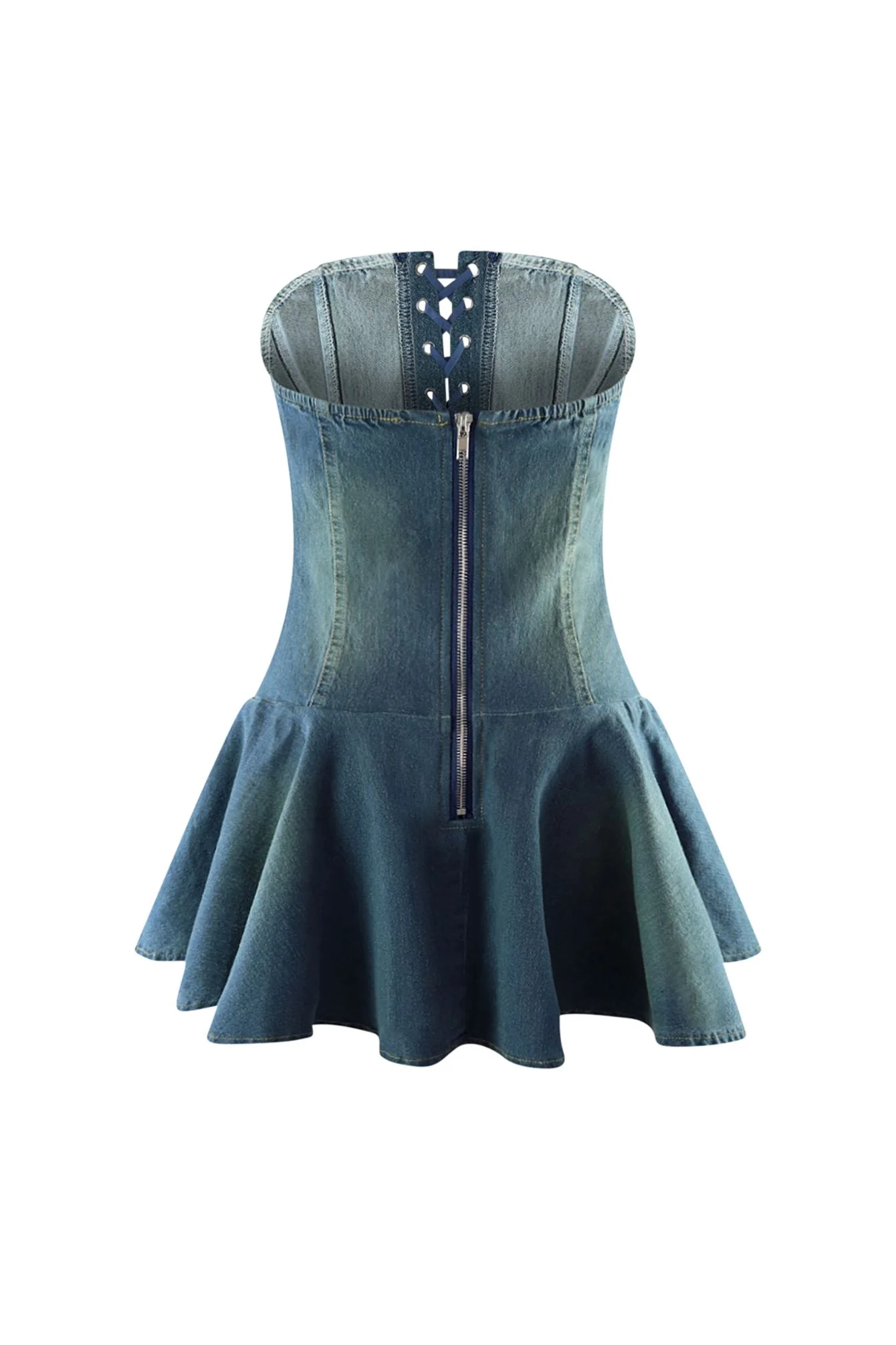 8105-Sweet-Denim-Corset-Flare-Mini-Dress-5.webp Sweet Denim Corset Flare Mini Dress