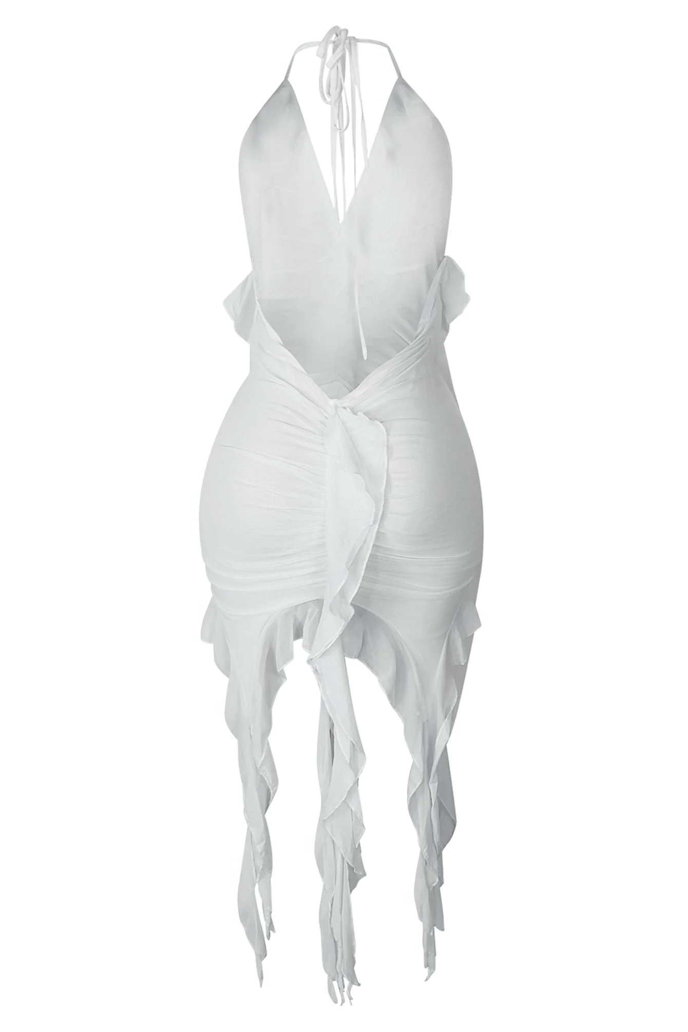 8113-Call-On-Me-Mesh-Halter-Tie-Ruffle-Dress-8.webp Call On Me Mesh Halter Tie Ruffle Dress