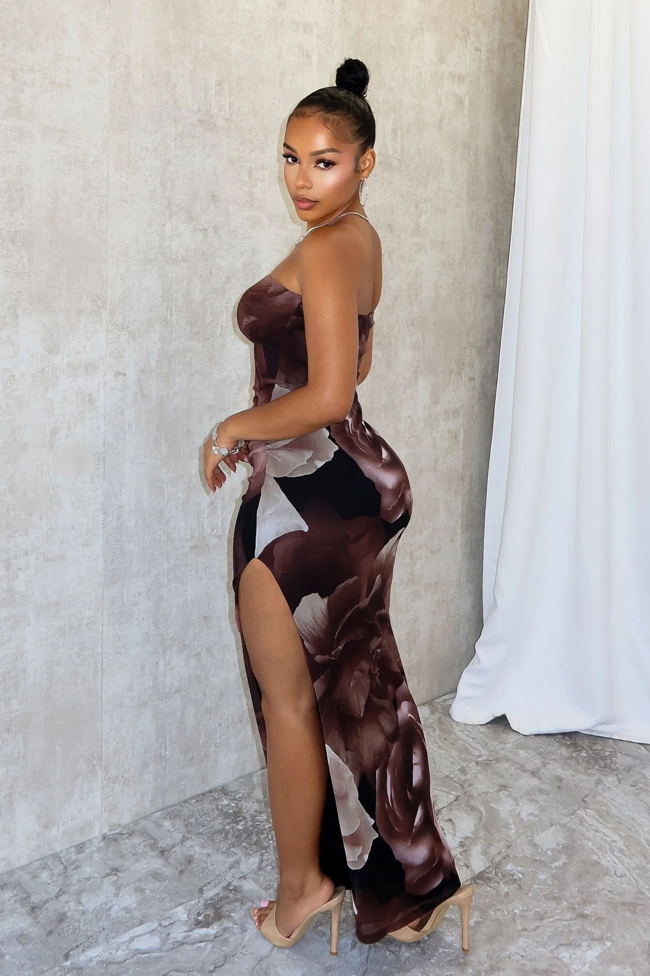 8275-Never-Dramatic-Mesh-Print-Maxi-Dress-2.webp Never Dramatic Mesh Print Maxi Dress