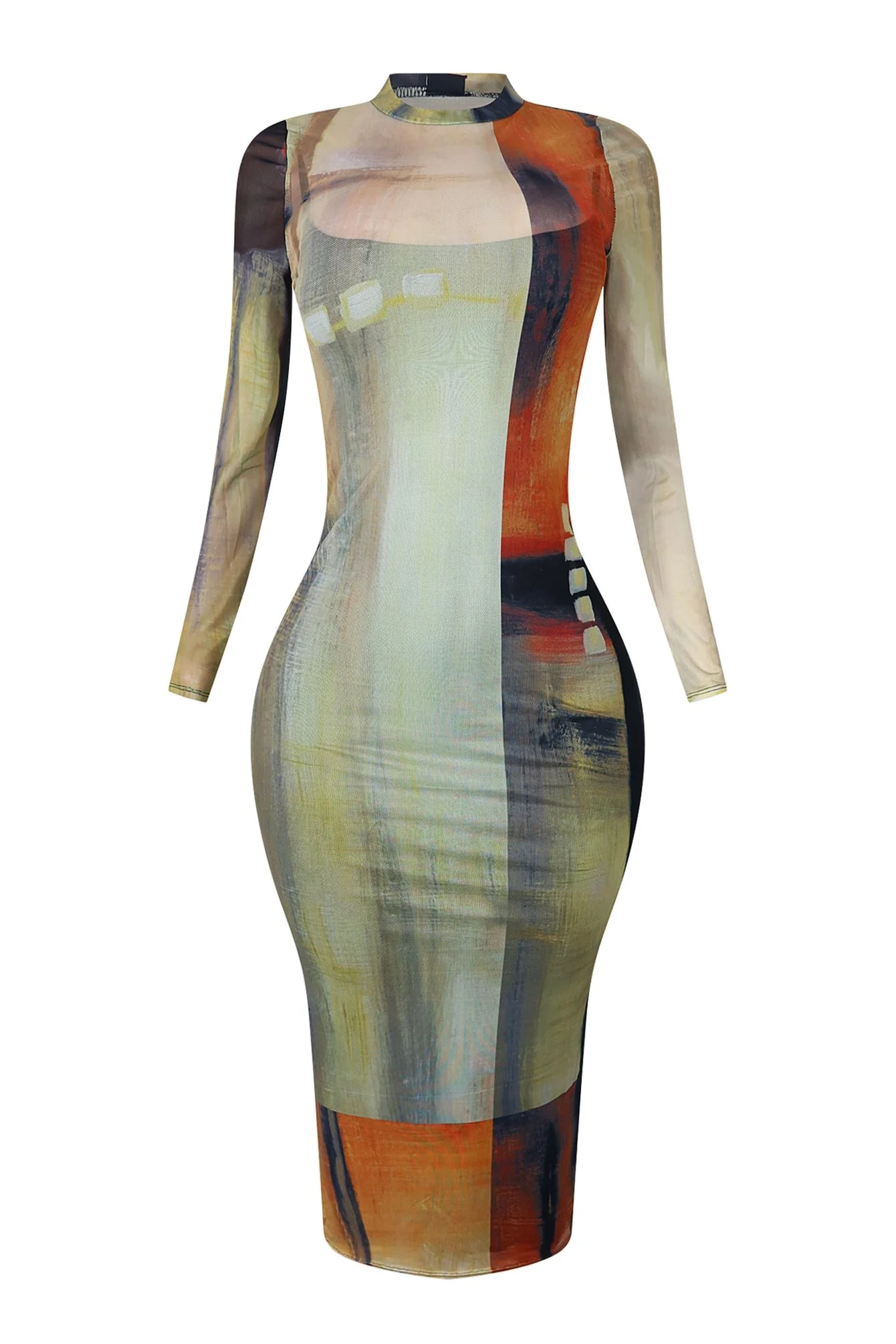 8283-Leah-Mesh-Print-Dress-4.webp Leah Mesh Print Dress