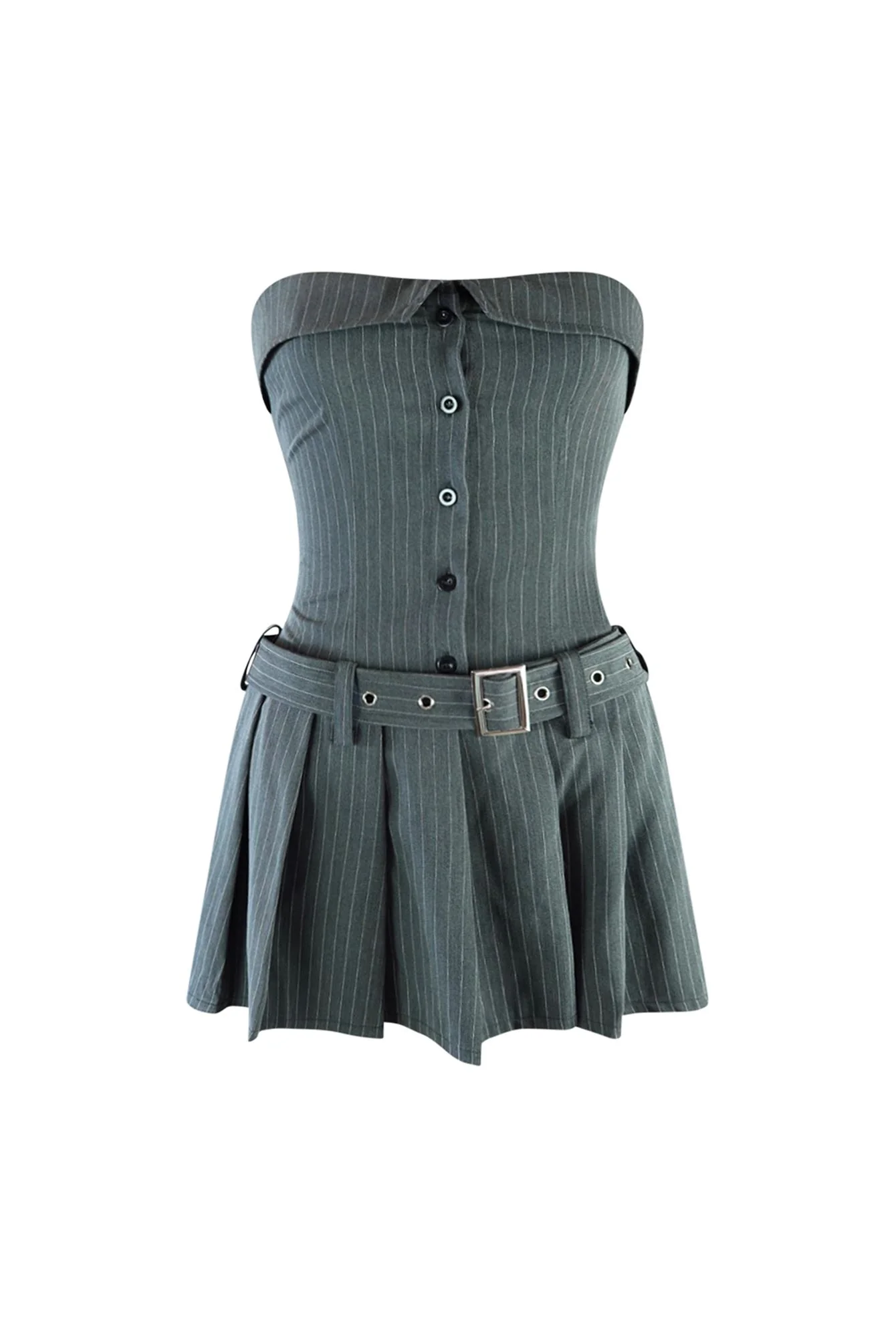 8298-Clueless-Pin-Striped-Pleated-Tube-Dress-3.webp Clueless Pin Striped Pleated Tube Dress