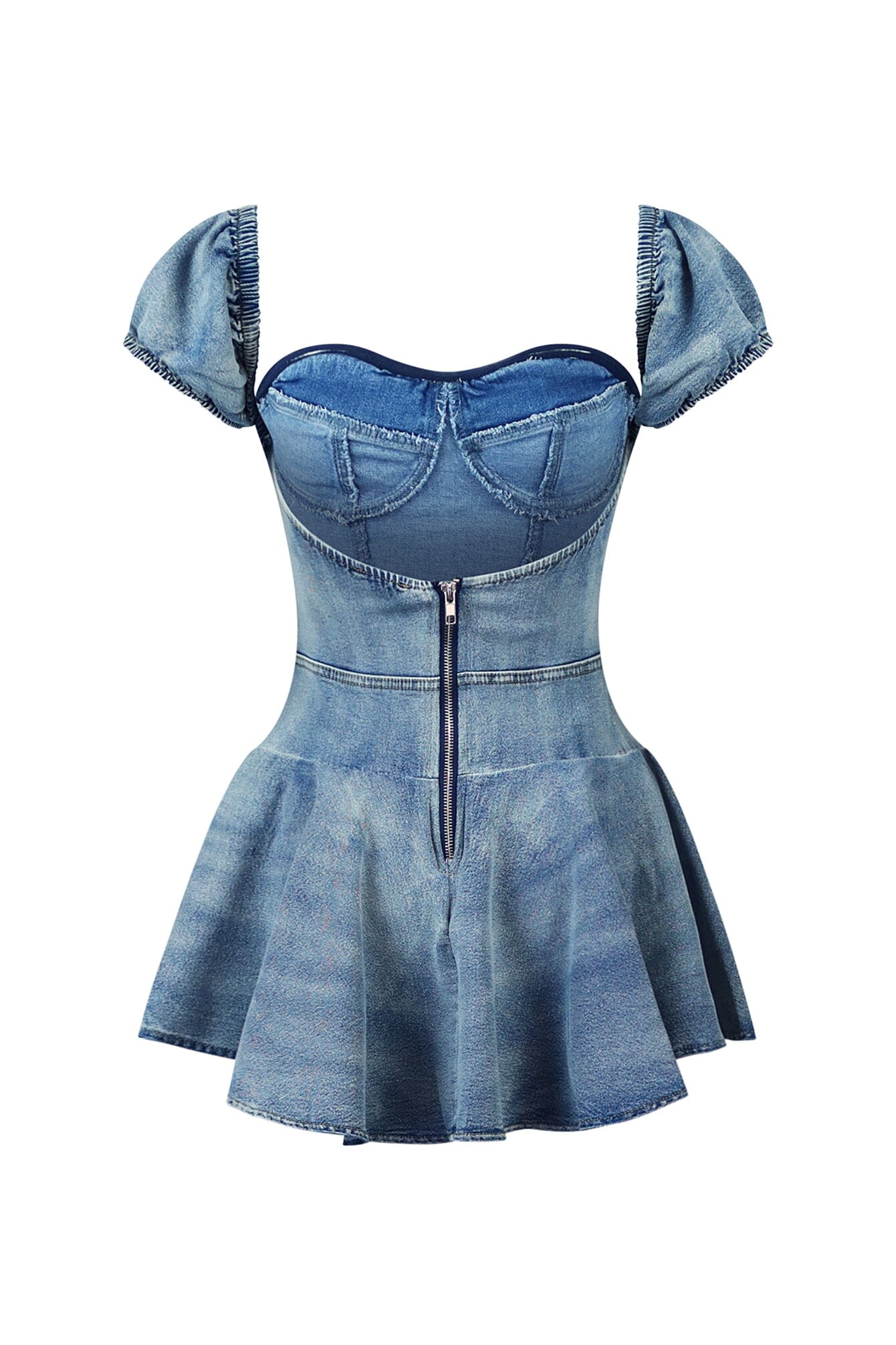 8312-Reuben-Washed-Denim-Pleated-Mini-Dress-4.jpg Reuben Washed Denim Pleated Mini Dress