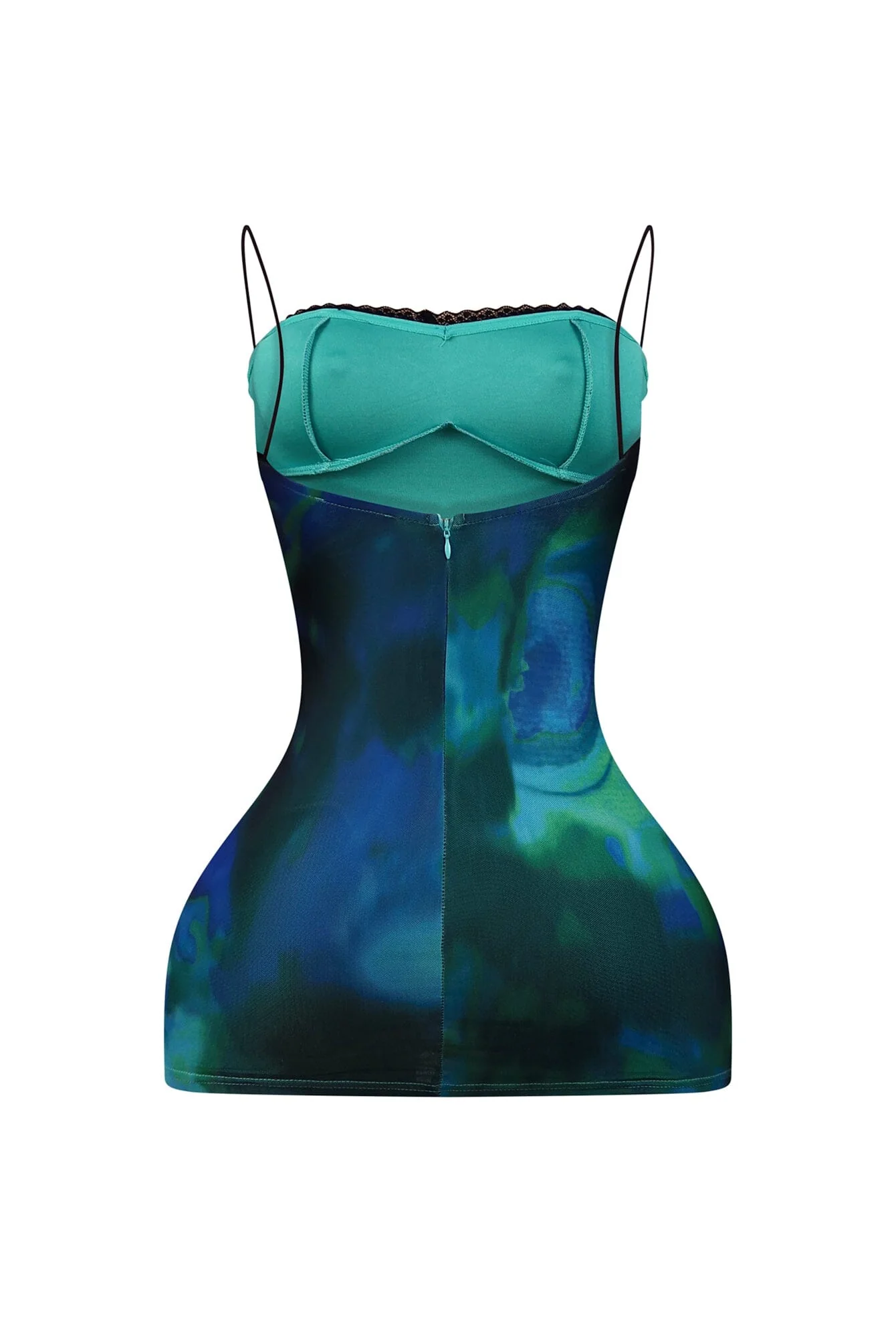 8344-Eloise-Print-Mesh-Lace-Trim-Mini-Dress-4.webp Eloise Print Mesh Lace Trim Mini Dress