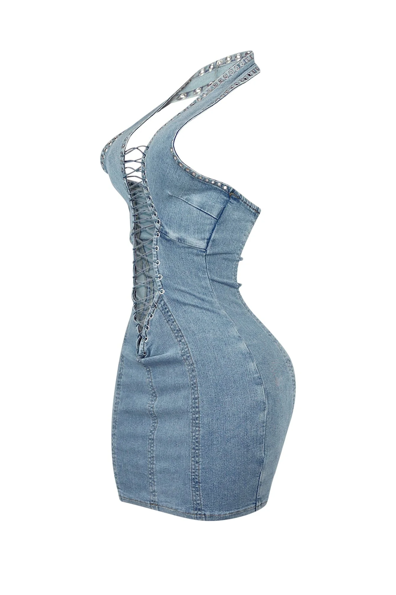 8385-Monroe-Cross-Halter-Denim-Mini-Dress-4.webp Monroe Cross Halter Denim Mini Dress