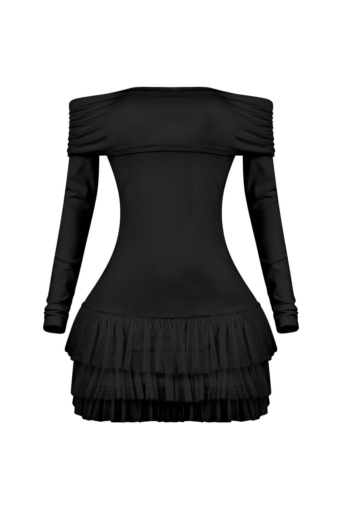 8438-Ekko-Tulle-Ruffled-Mini-Dress-6.webp Ekko Tulle Ruffled Mini Dress