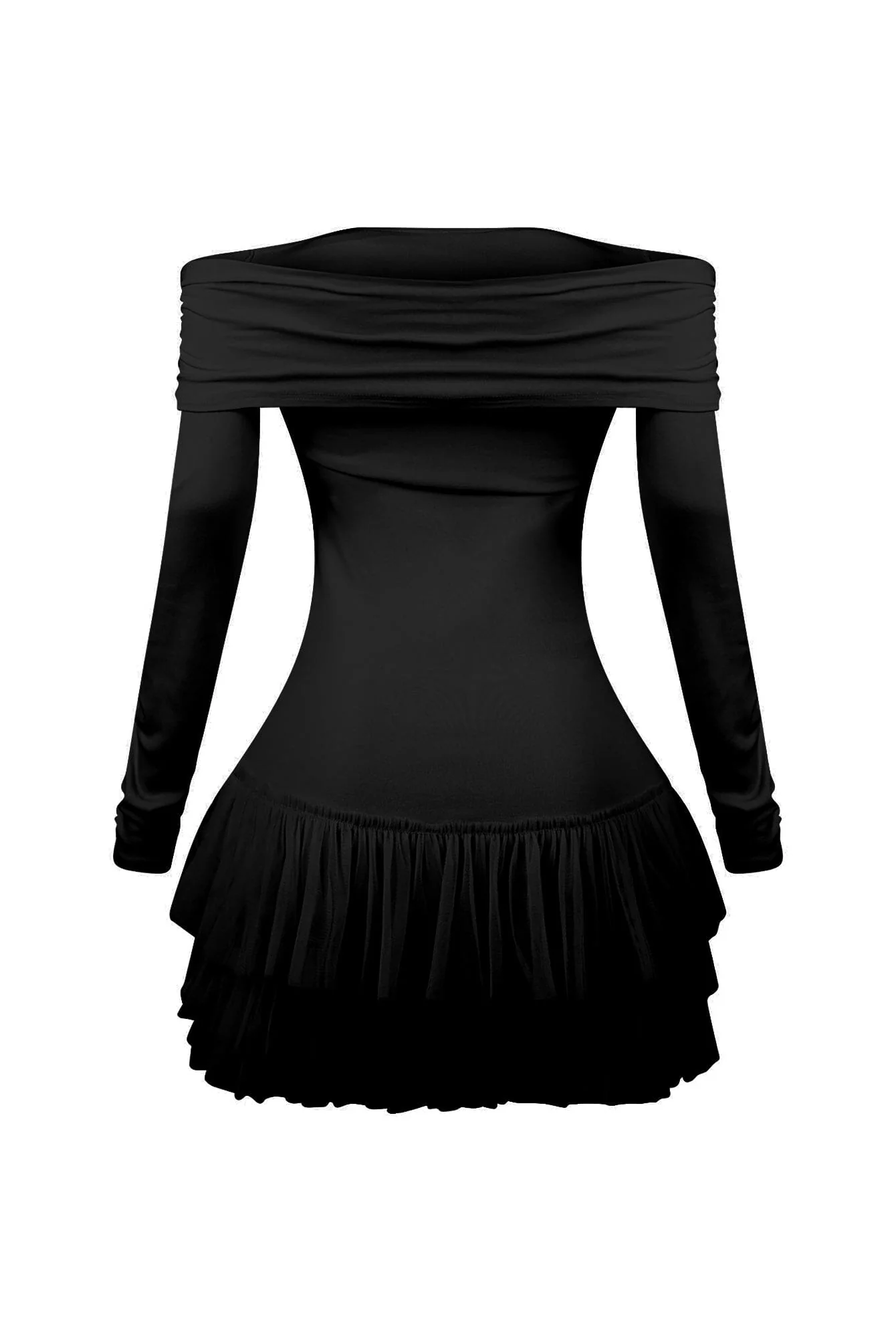 8438-Ekko-Tulle-Ruffled-Mini-Dress-8.webp Ekko Tulle Ruffled Mini Dress