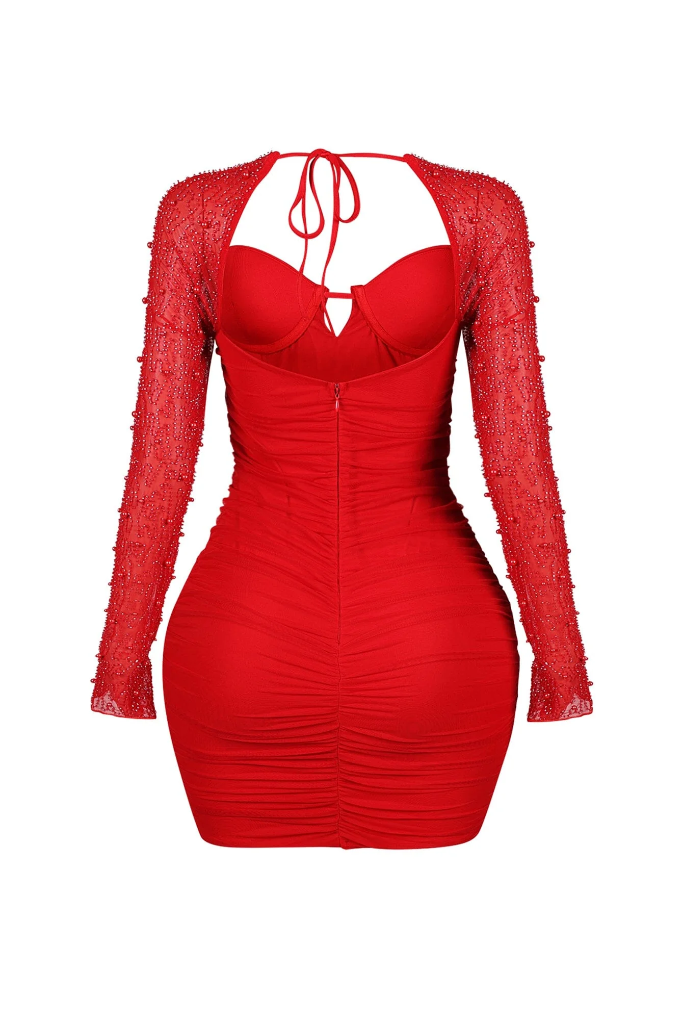 8469-Snow-Globe-Mesh-Pearl-Dress-8.webp Snow Globe Mesh Pearl Dress