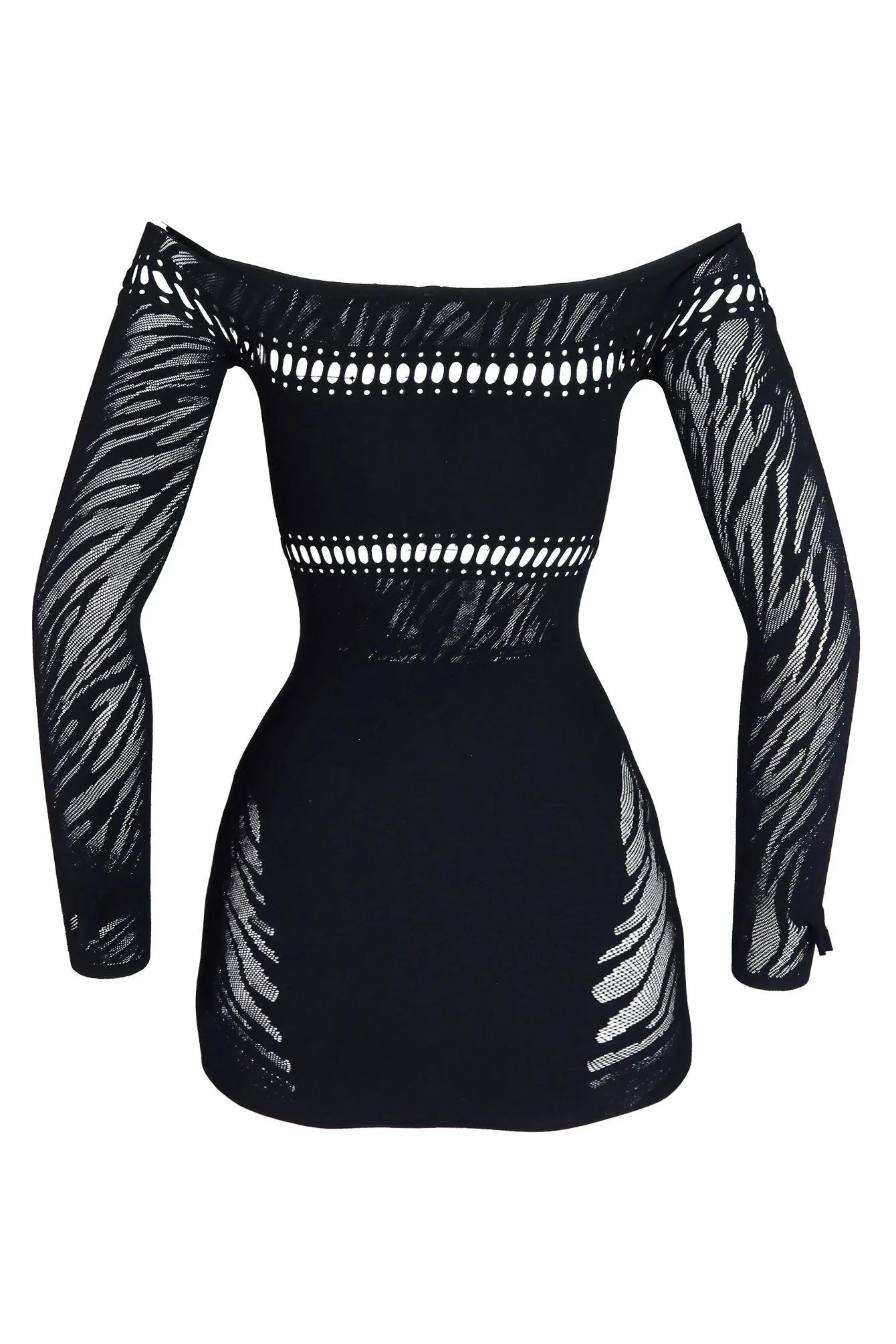 8523-Sabrina-Hallow-Out-Off-Shoulder-Long-Sleeve-Dress-3.webp Sabrina Hallow Out Off Shoulder Long Sleeve Dress